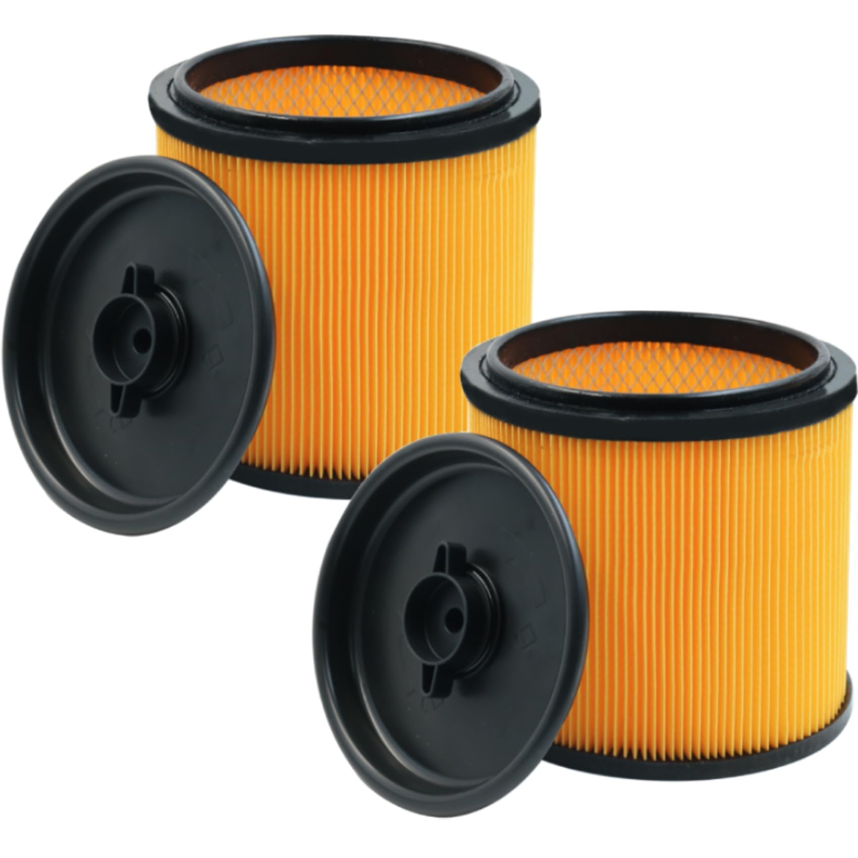 Photo 1 of 2 Pack Replacement for Vacmaster Filter, VCFS Shop Vac Filters for 5 to 16 Gallon Wet/Dry Vacs, VBV1210 Cartridge Vacuum Filter for HART 5-20 Gallon Vacs