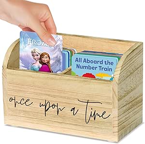 Amazon.com: Yoto Card Holder,Wooden Yoto Card Case, Yoto Card Storage Box with Two Compartments ...