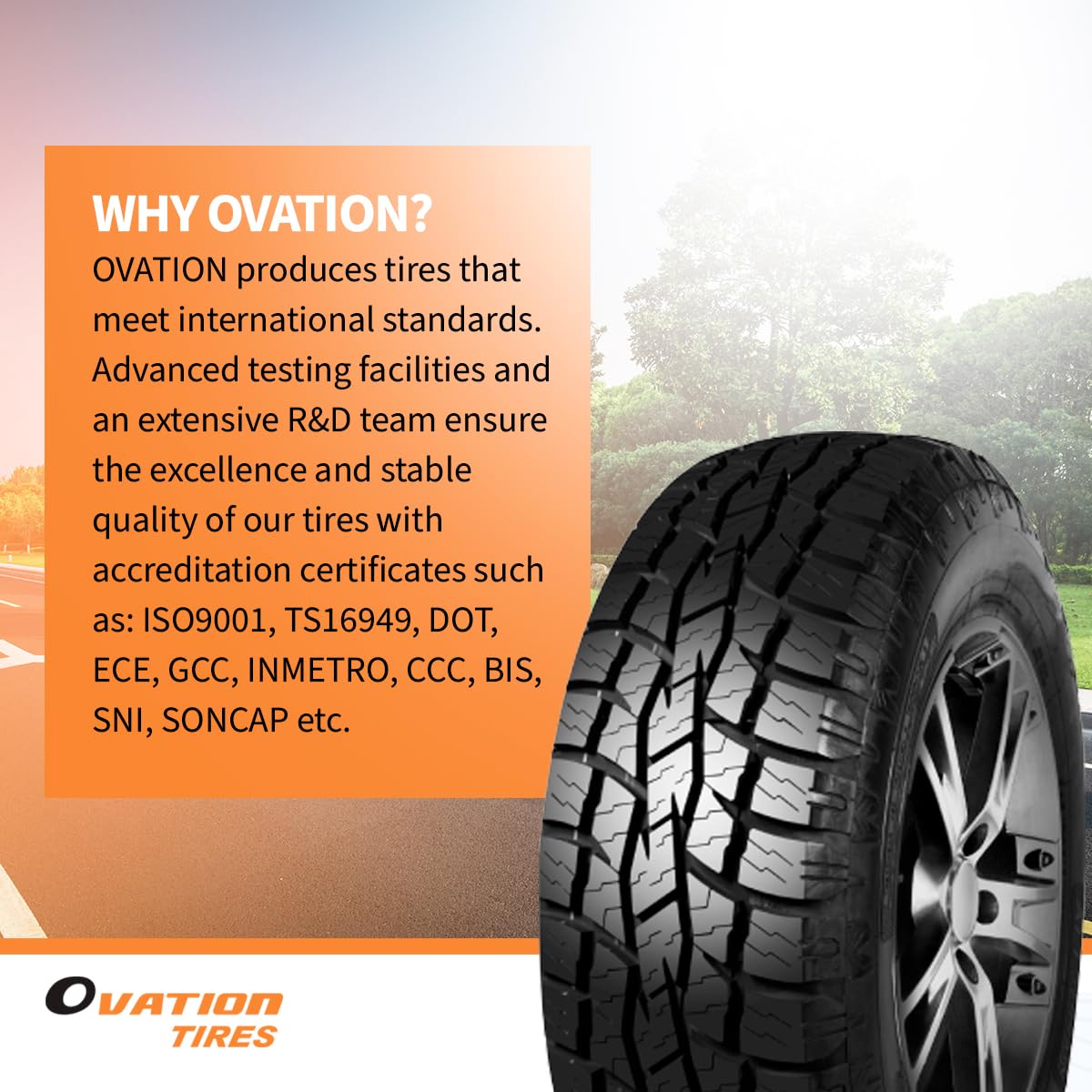 Gomme Ovation 265/70 R16 112T VI-686 AT - Pneumatici Tutto Terreno Per SUV E Pickup - Foto 7