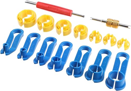 Juego de herramientas de extracción de desconexión de línea de combustible de 1/4 5/16 3/8 1/2 5/8 3/4 7/8 pulgadas Kit de herramientas de