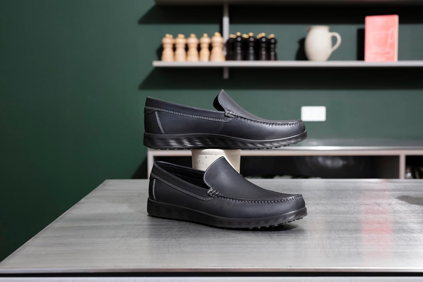 Amazon.com | ECCO S Lite MOC Classic,Black,5-5.5 | Loafers & Slip-Ons