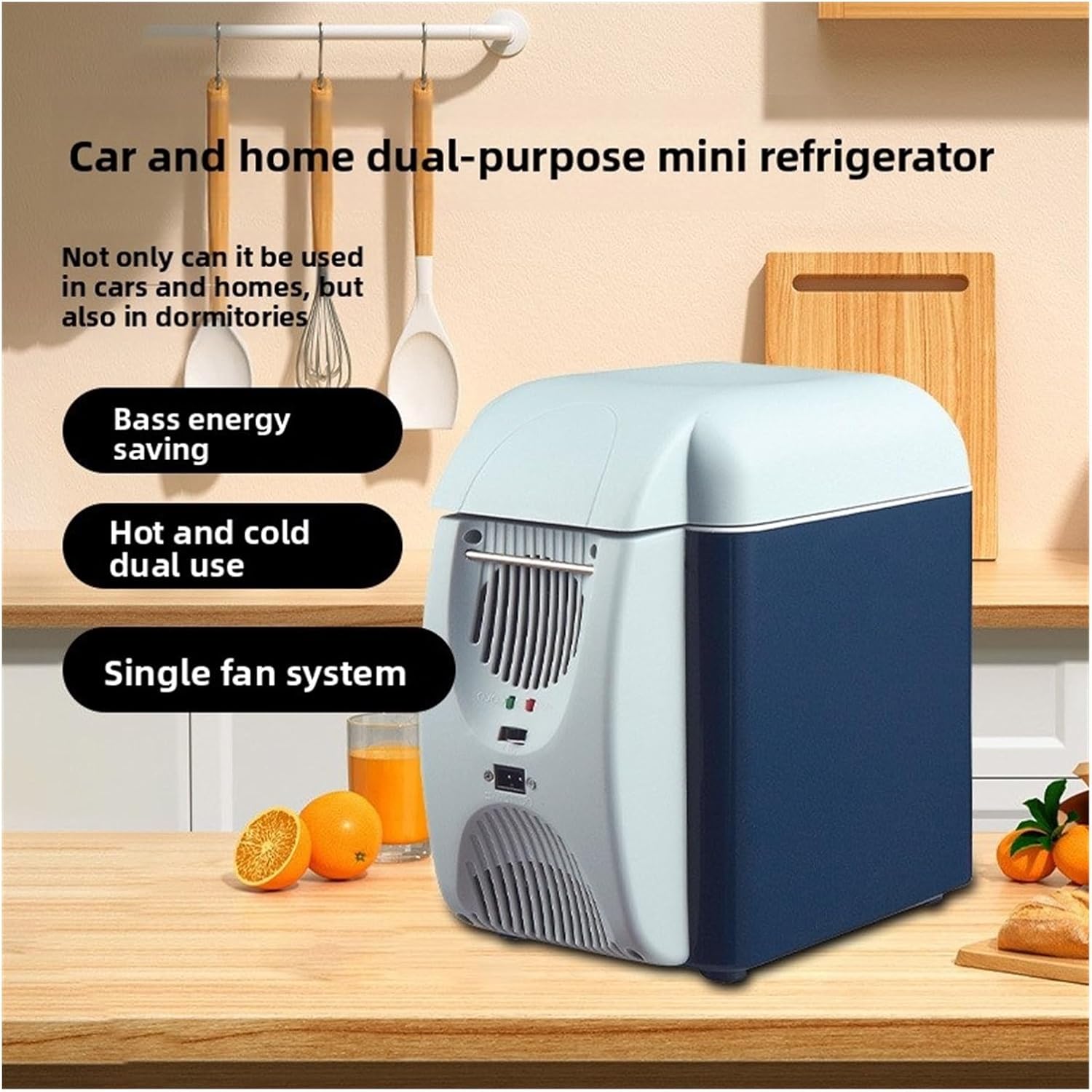 7.5L Semiconductor Portable Car Hot And Cold Refrigerator Multipurpose Car Refrigerator Refrigeration Mini 36W 12V