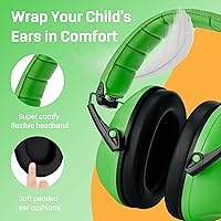 Vista 137 de Vanderfields Kids Ear Protection Earmuffs - Noise Cancelling Headphones for Kids, Autism, Toddler, Children