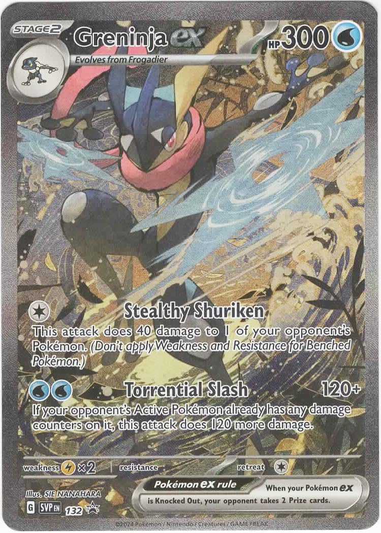Amazon.com: Pokemon - Greninja ex SVP 132 - SIR Black Star Promo