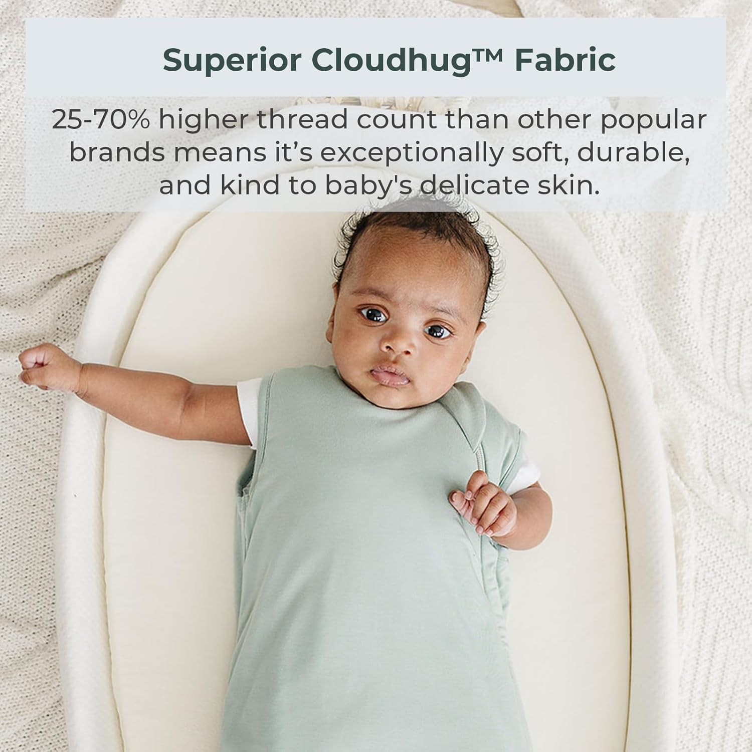 Sleep Sack 1.0 Tog - Rayon made from Bamboo Baby Sleeping Bag, Wearable Blanket, Unisex