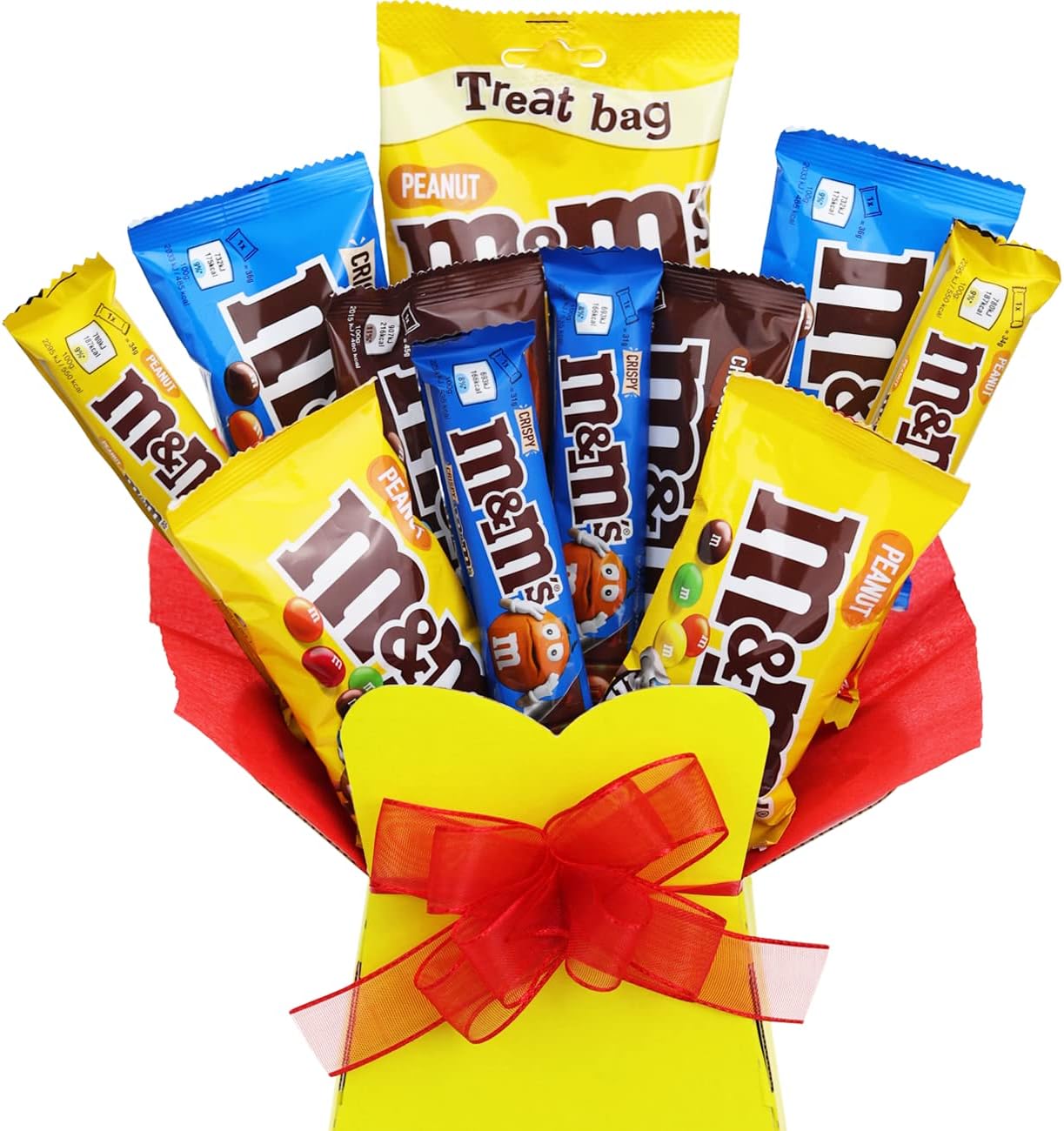 Large M&M Chocolate Bouquet Chocolate Lovers Gift Hamper Selection