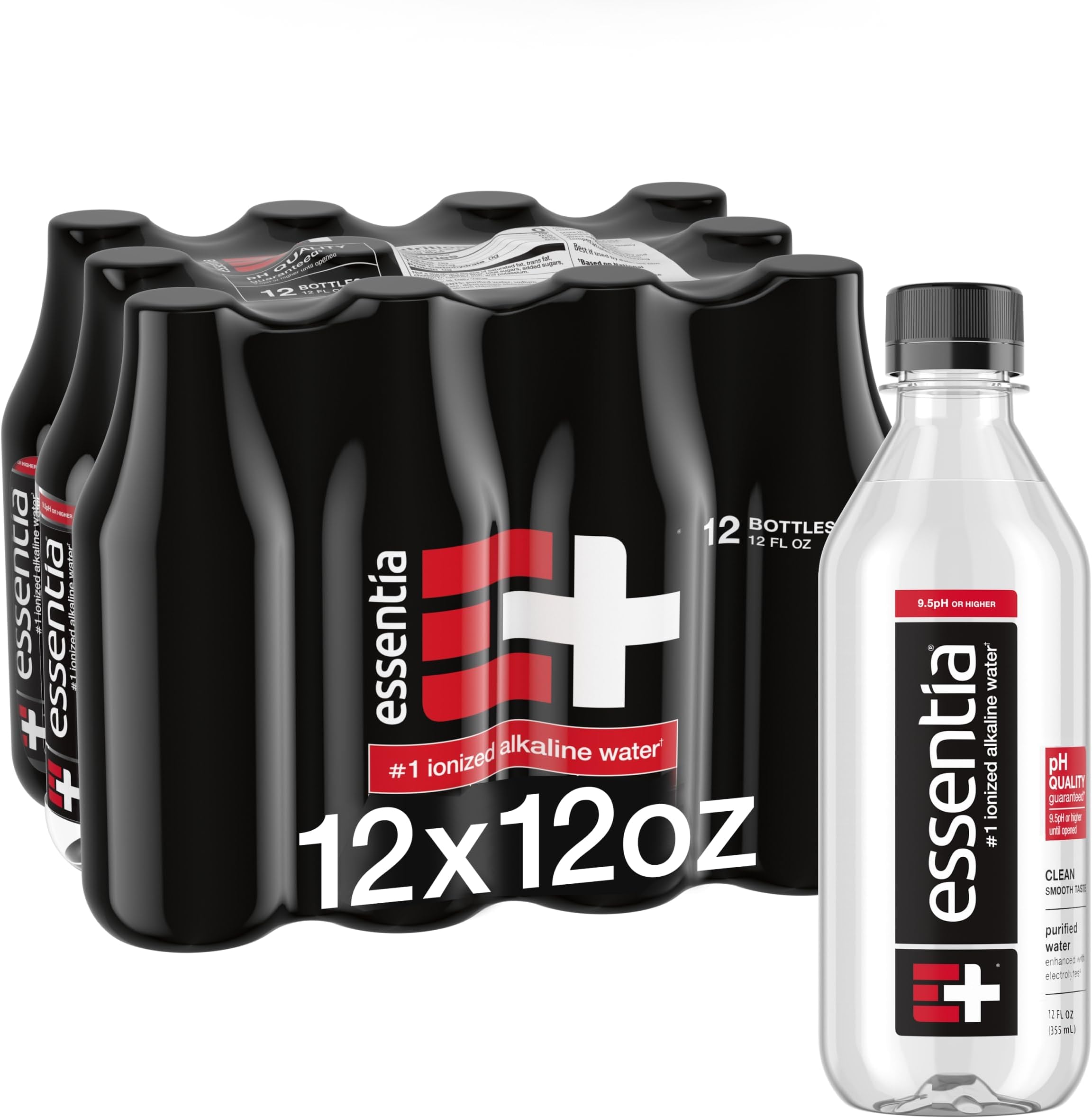 - Essentia Water, Water Ionized Alkaline, 12 Fl Oz, 12 Pack