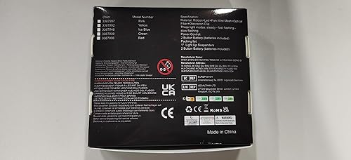 Miniatura 11 de Corbatas iluminadas, corbatines y tirantes LED, suministros de fiesta que brillan en la oscuridad, ajustables para mujeres y hombres