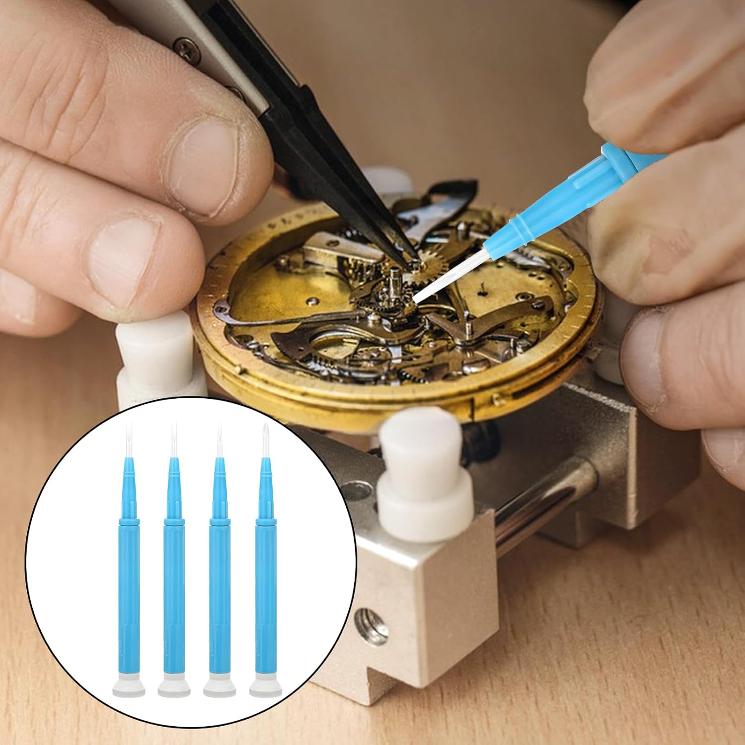 4Pcs Plastic Screwdriver Ceramic Screwdriver Adjusting Screwdriver Slotted Screwdriver Set Plastic Ceramic Screwdriver for High Frequency Circuit Adjustment