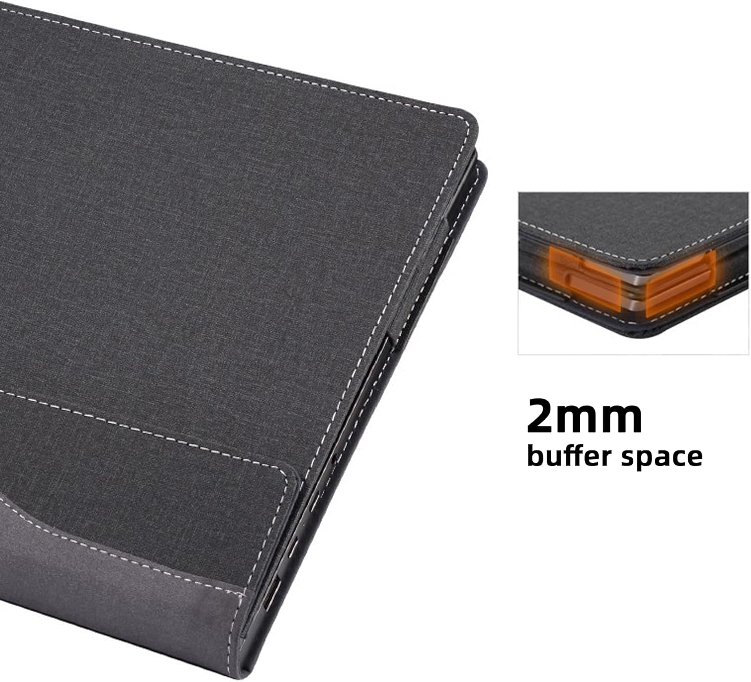 Laptop case for ThinkPad T14 T14s P14s T490 T495 T495s T490s T480s/14 PU Leather Inner Pouch Cover