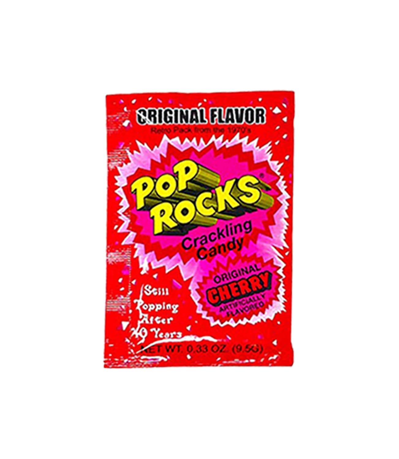 Pop Rocks Original Cherry Bulk (0.33 oz) – 72 Pack Cherry Flavored Pop Rocks Popping Candy, Retro Crackling Rock Candy for Halloween, Christmas, Easter, Valentine’s Day & Parties – By Dr. Variety