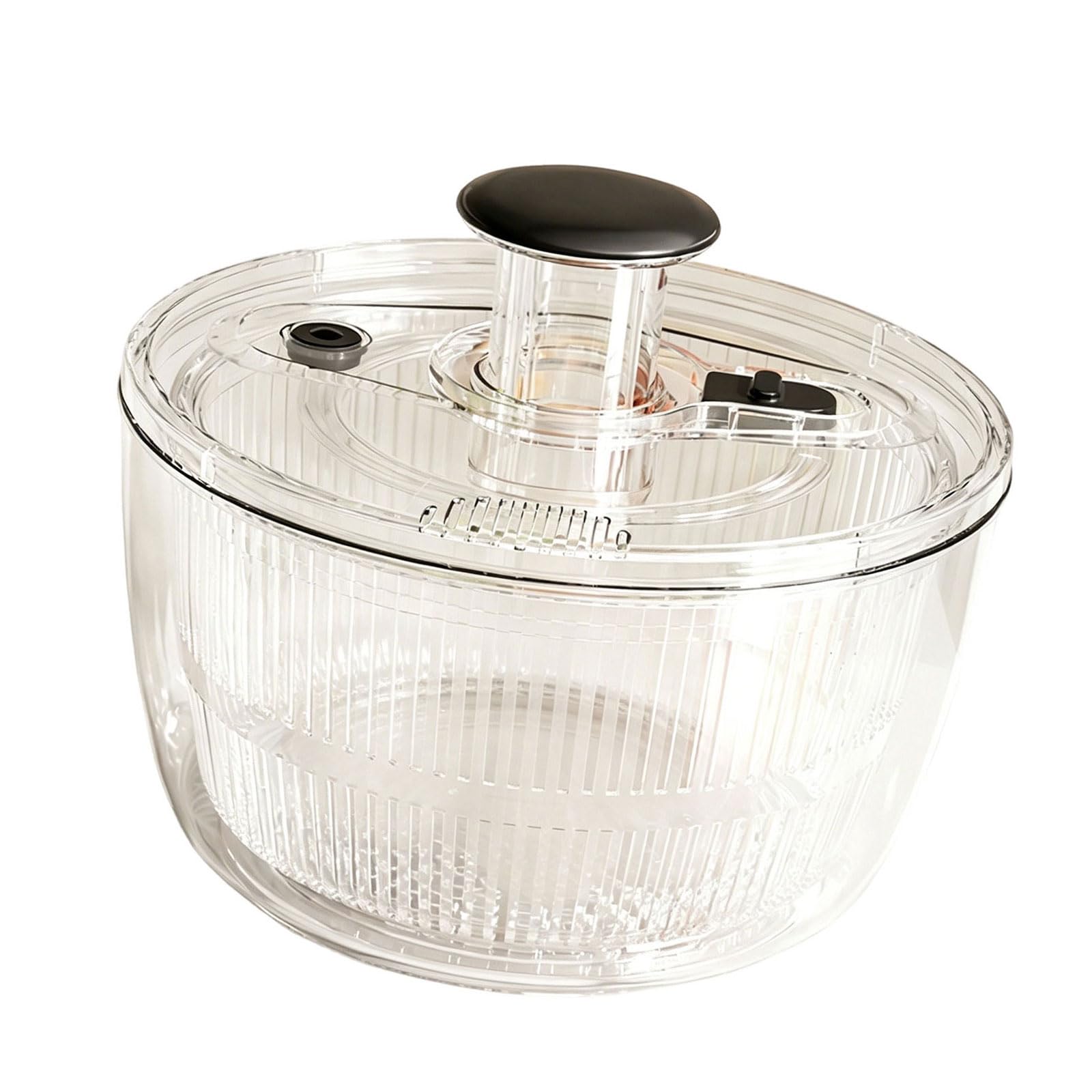 Buxuaaaa 3L / 5L Vegetable Dehydrator Dishwasher Safe Colander Rice Draining Basket Suitable for Easy Draining and Simple Storage Salad Spindlers