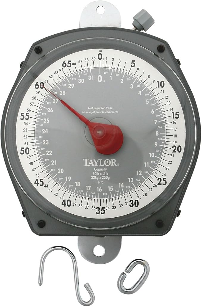 Mechanical Hanging Scale, 32kg/70 lb. Home & Kitchen