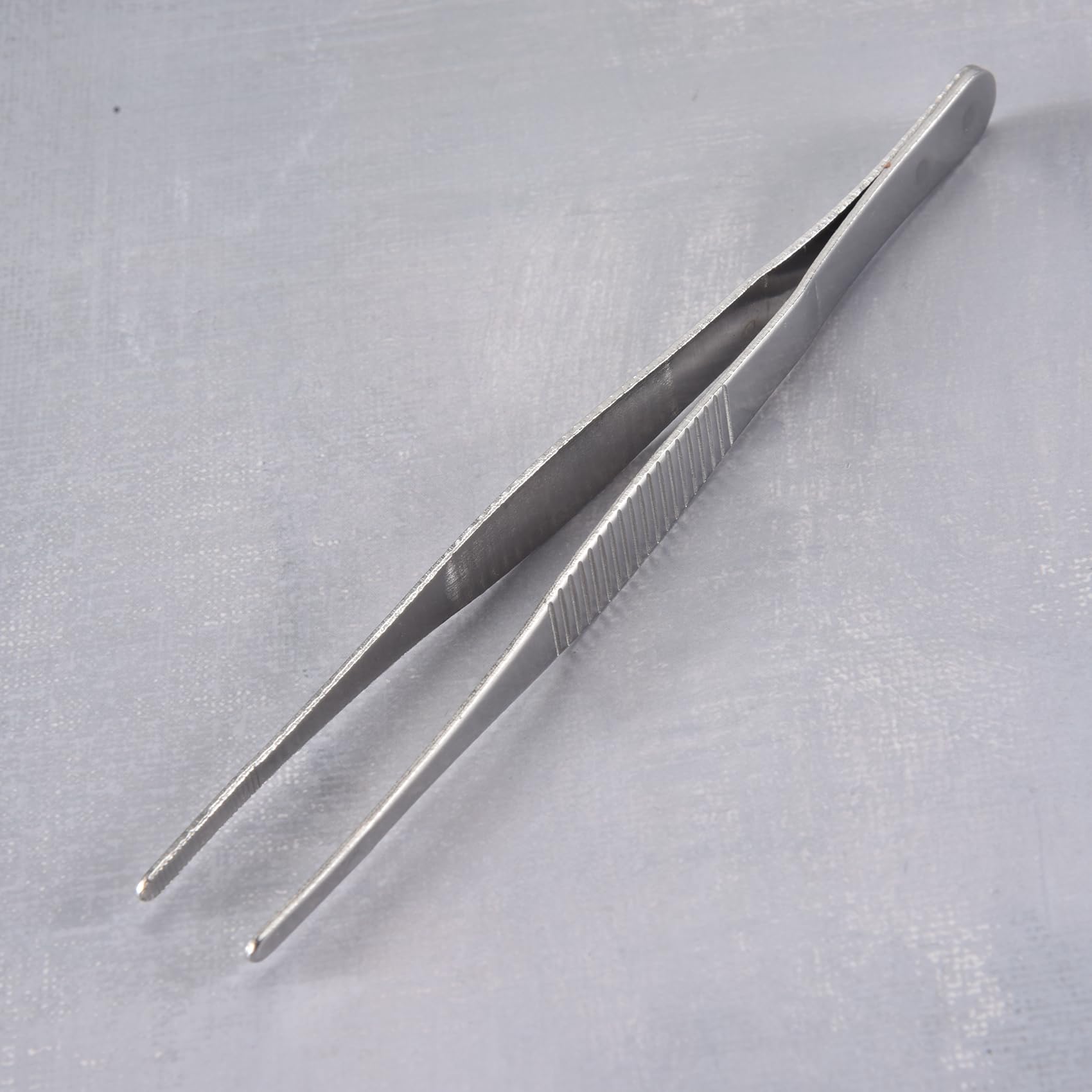 Pinzas de punta redonda de acero inoxidable 5.5 pulgadas