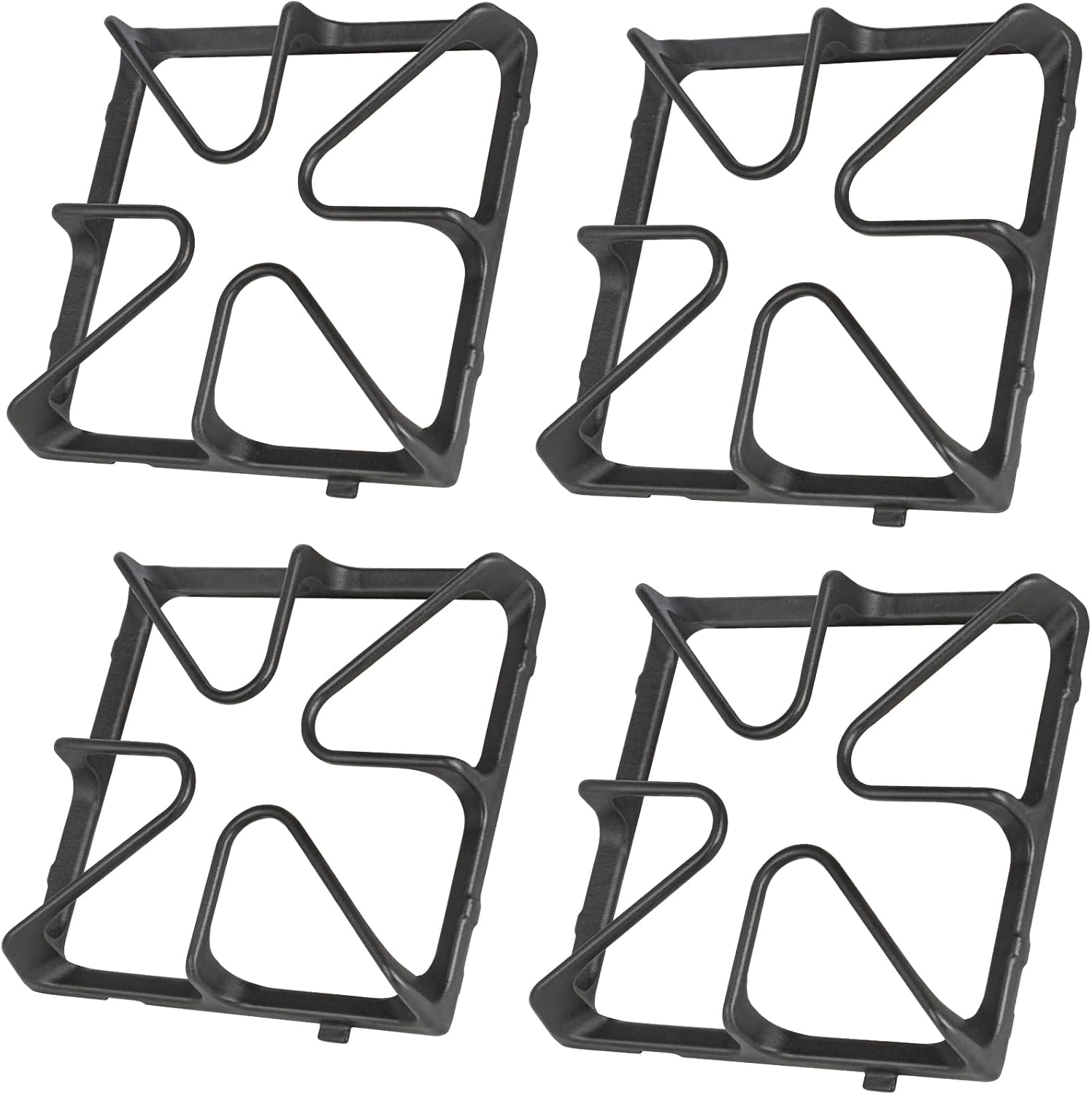 Upgraded WB31K10034 Stove Burner Replacement for GE Gas Range Oven StoveTop Surface Grate JGBP29MEM1BS, WB31K10065,Cast Iron Stove Grate Rack for General Electric Stove Accessories 4Pcs