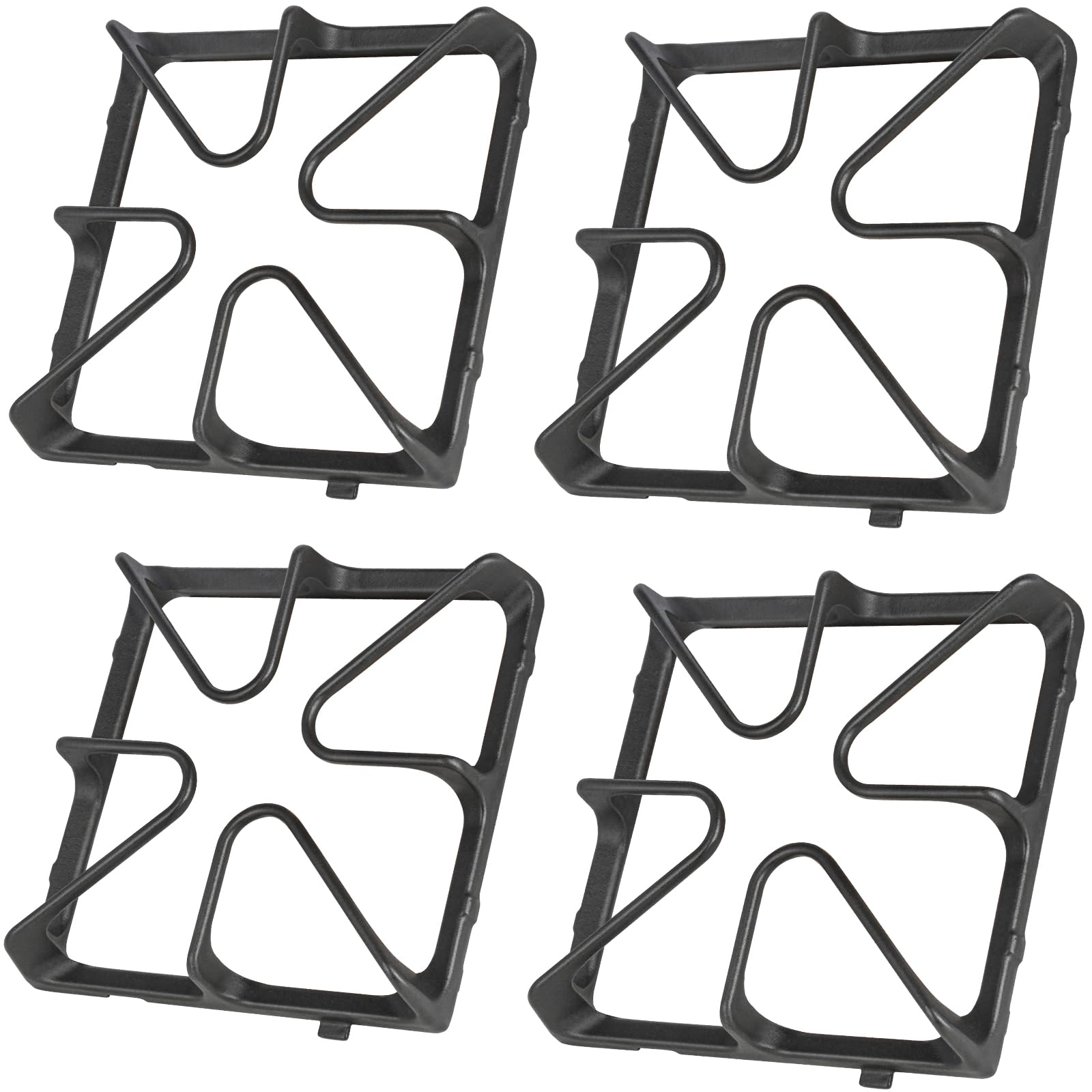 Photo 1 of FlameDuty WB31K10034 Cast Iron Stove Burner Grates for GE Gas Range (4-Piece)