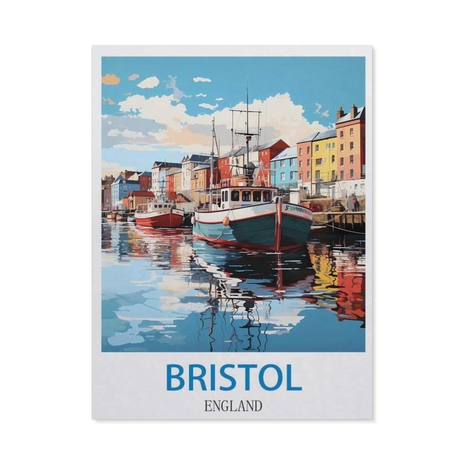 BEAYODKP Diamond Painting，Bristol England（50x60cm）