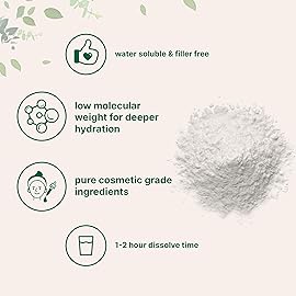 Pure Hyaluronic Acid Serum Powder, Making Anti Aging Serum for Face and Skin, 30 Gram, Powerfully Support Antioxidant, Hydration and Moisture, No GMOs, Vegan