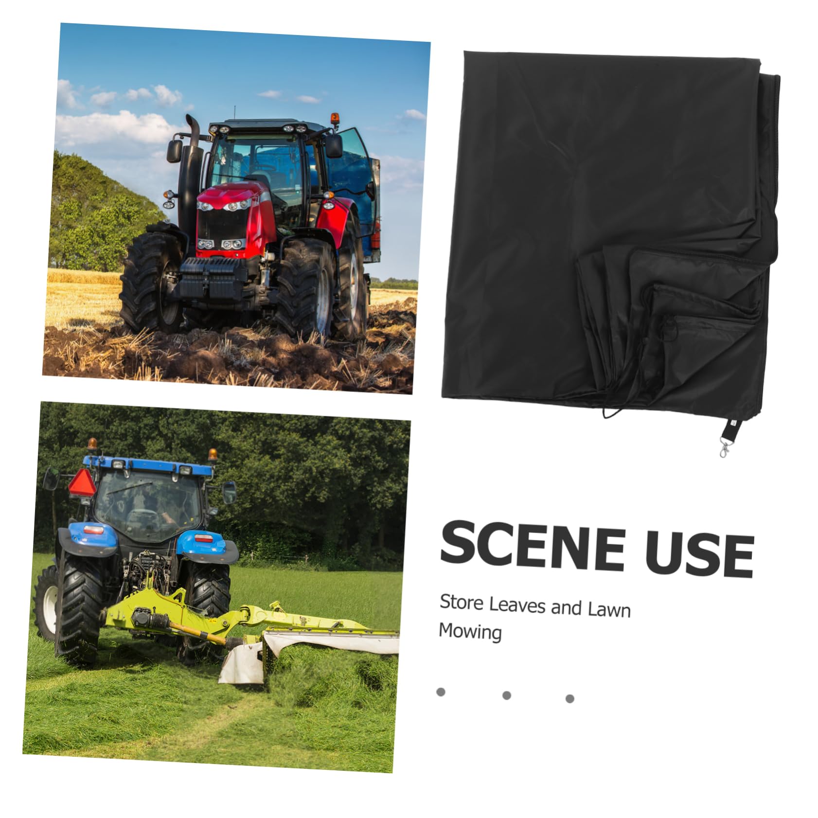EXCEART Borsa Grande per Tosaerba Sacco per Raccolta Foglie all Aperto Resistente Borsa in Oxford per Prato e Patio Accessorio per Manutenzione Cortile