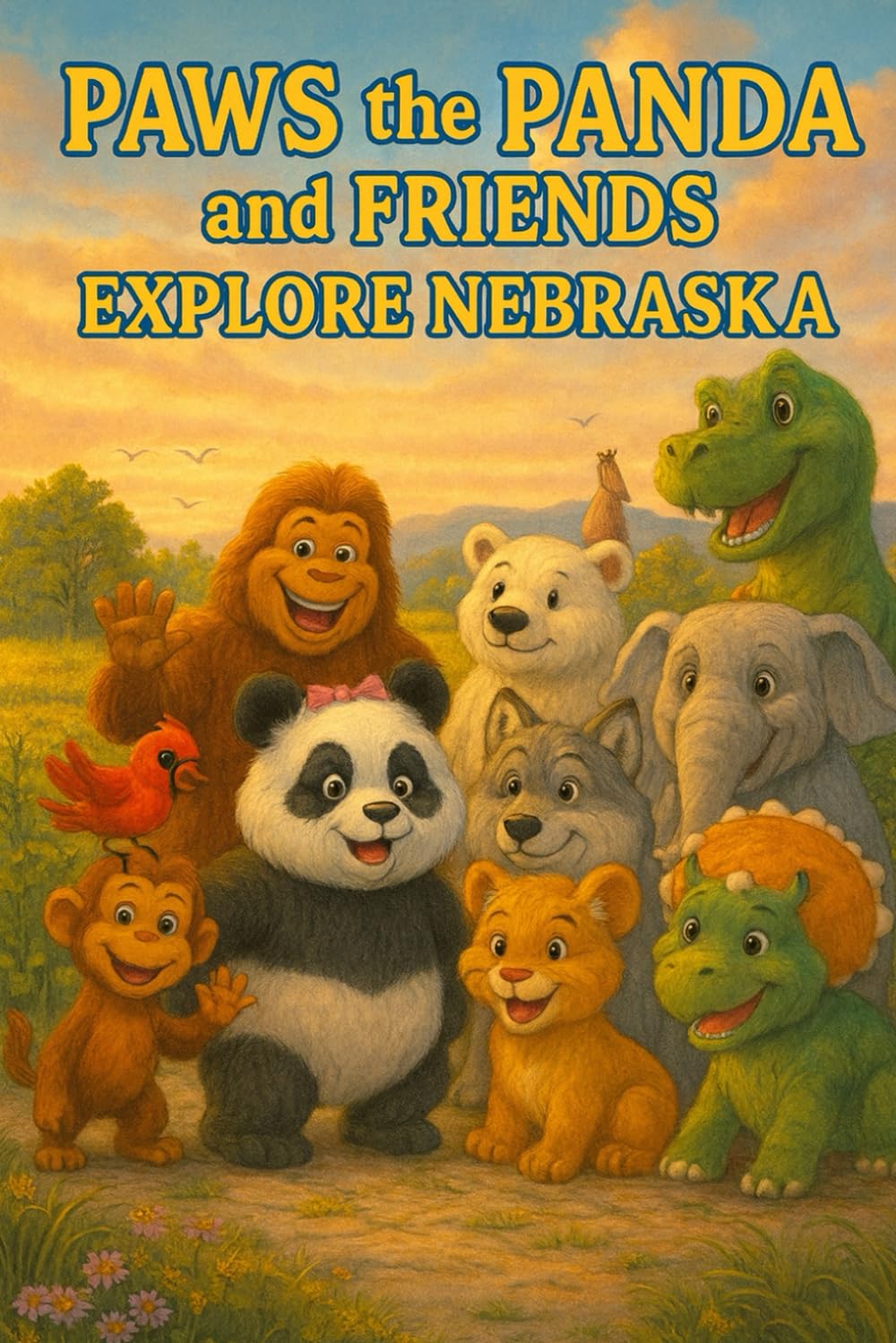 Paws the Panda and Friends: Exploring Nebraska: 28