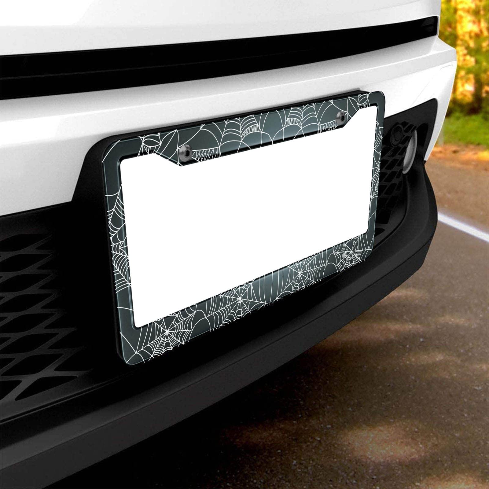 Audi Black Car & Truck License License Plate Frames Spider Web License ...