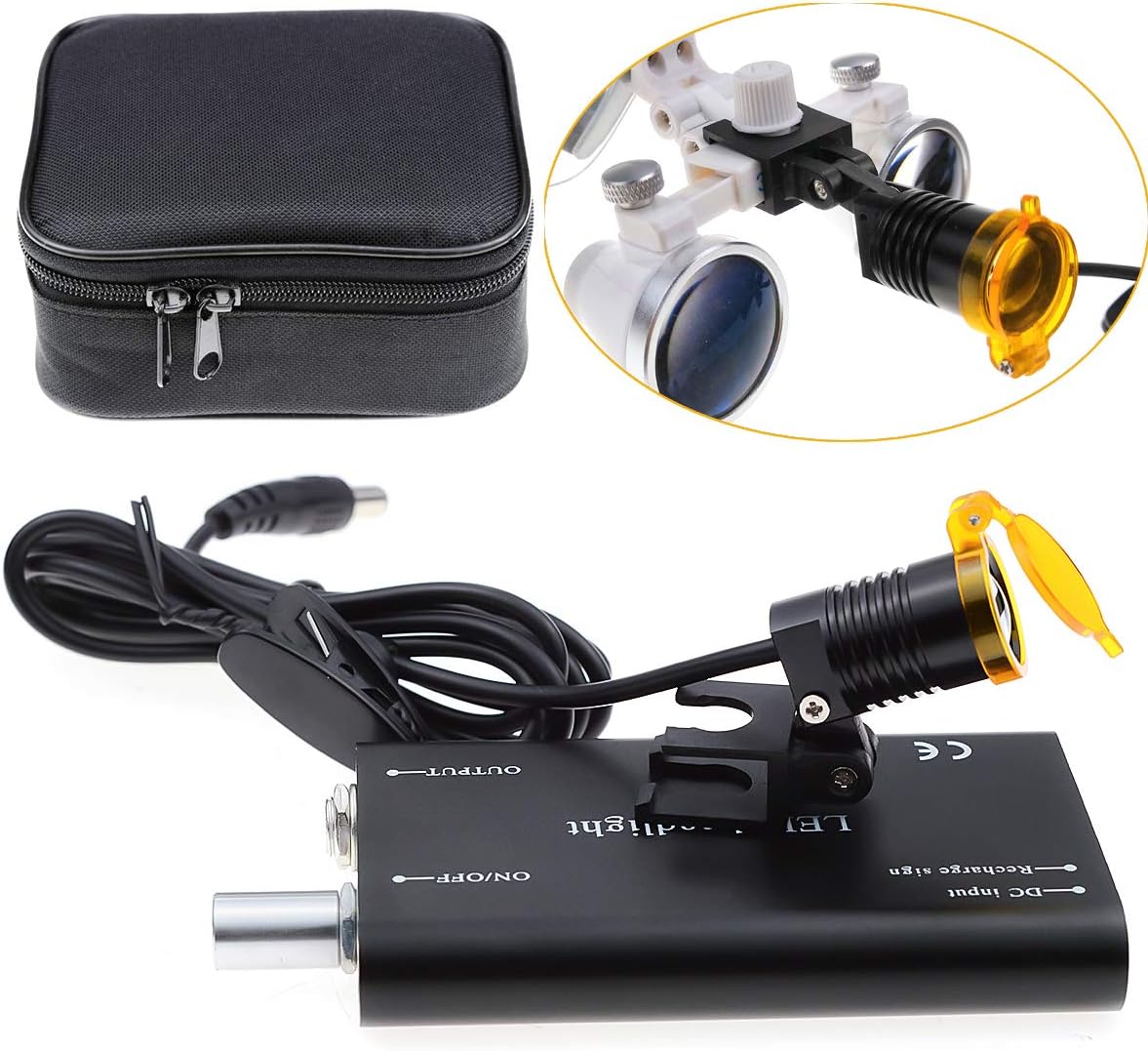 Alkita 3W LED Headlight with Filter Insert Type For Medical Loupes