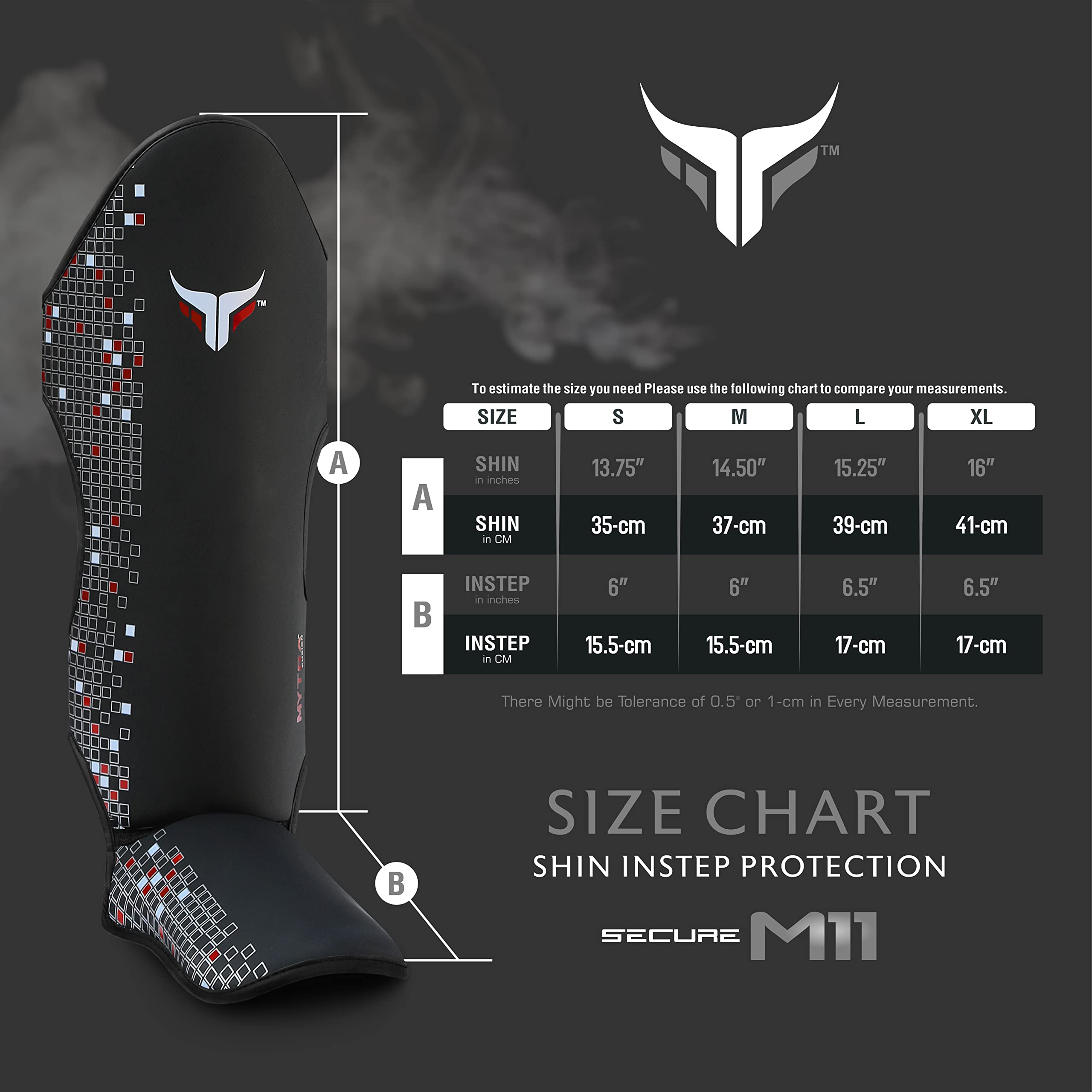 Mytra Fusion paratibie kick boxing parastinchi MMA, Muay Thai paratibie – Shin Instep Protection per allenamento, BJJ, sparring, boxe e arti marziali