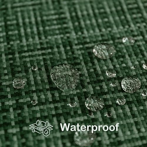 Miniatura 2 de Kevin Textile Fundas de Almohada Decorativas Impermeables para Exteriores Estilo Granja Resistentes al Agua para Tienda Patio Jardín Sofá Sillón