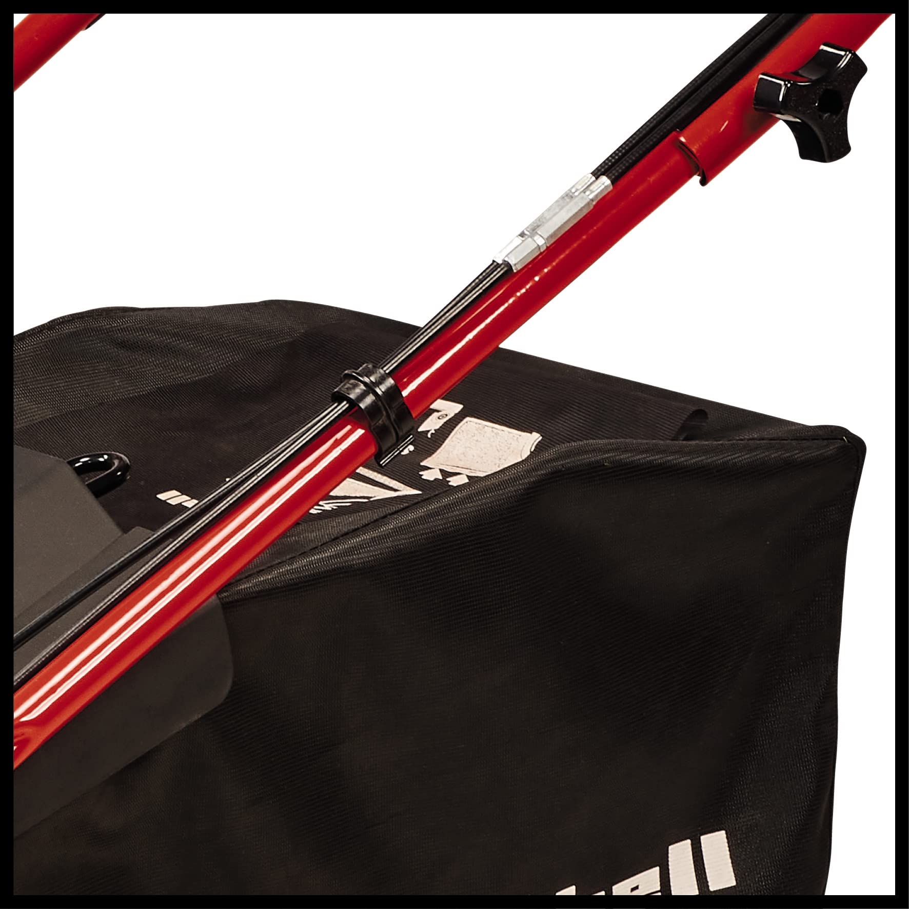 Einhell Cortacésped de Gasolina GC-PM 46/5 S (2 kW, hasta 1400 m², 1 Cilindro, Motor de 4 Tiempos, tracción Trasera, Ajuste de Altura de Corte Central de 9 Niveles 25 a 60 mm)