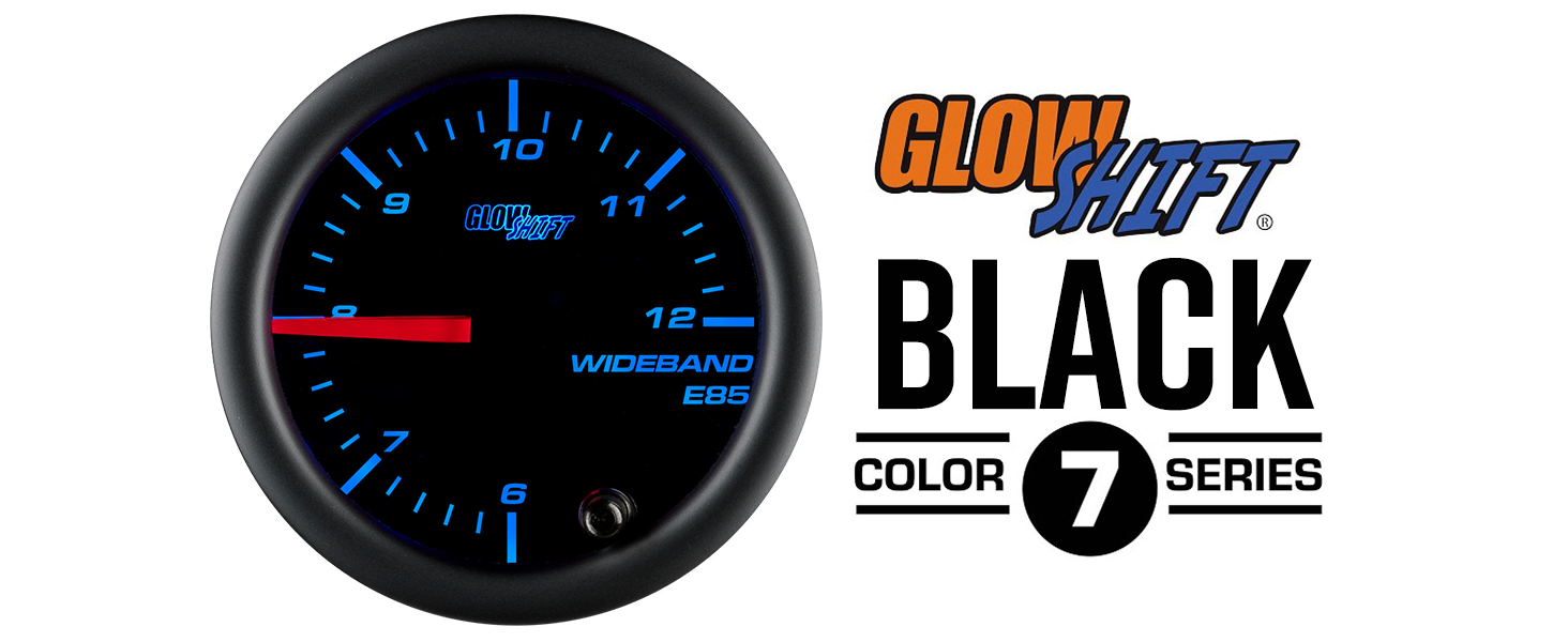 Amazon.com: GlowShift Black 7 Color Analog E85 Wideband Air