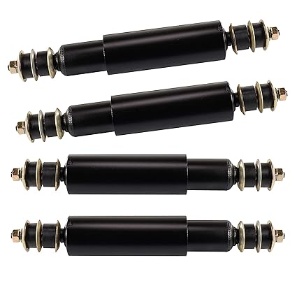 Huskey EZGO TXT Front Shocks & Rear Shock Absorbers Fit 1994+ G&E Golf Cart 76418-01