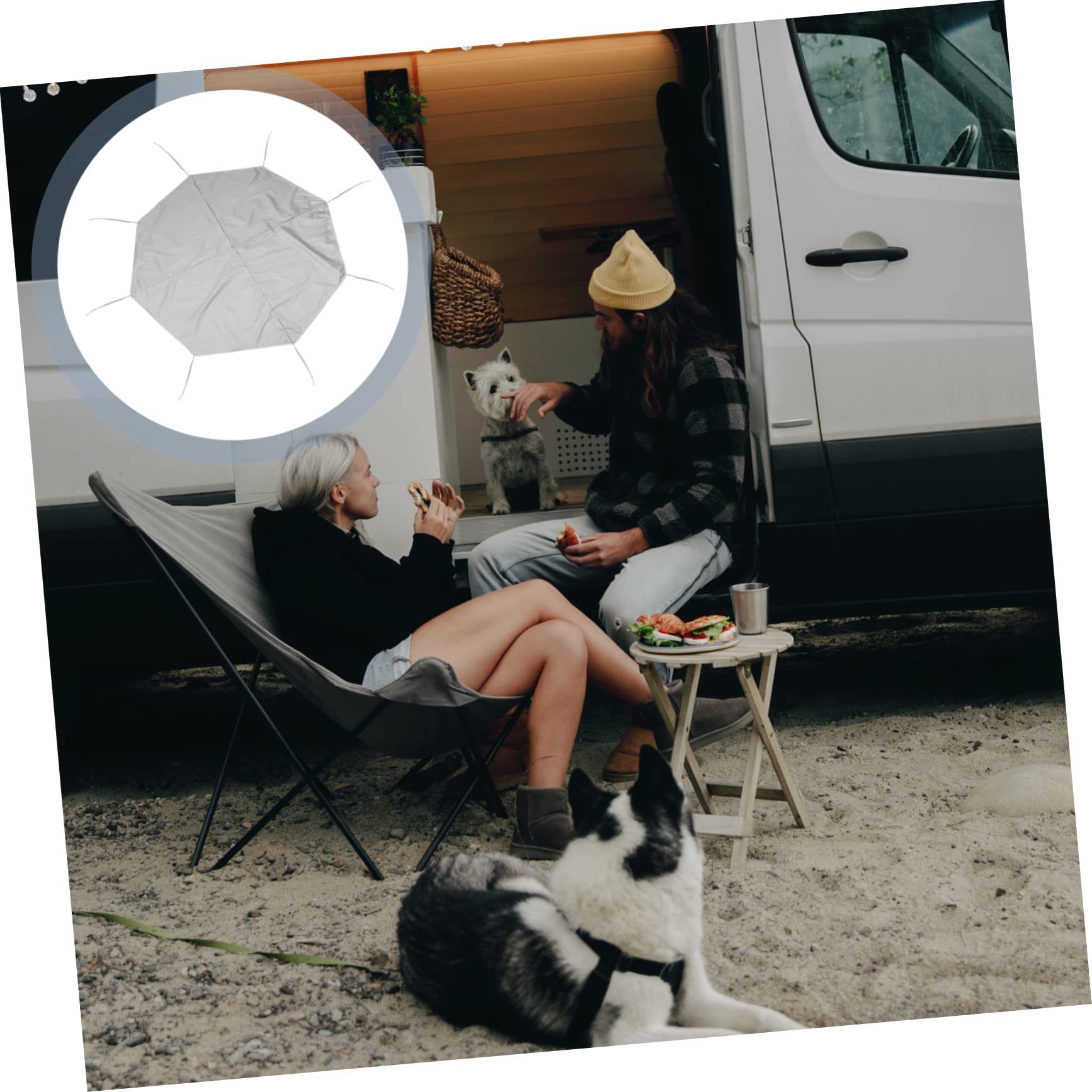 Totority Outdoor Dog Kennel Roof Pet Playpen Roof Cover Oxford Fabric Privacy Sunshade Easy to Use