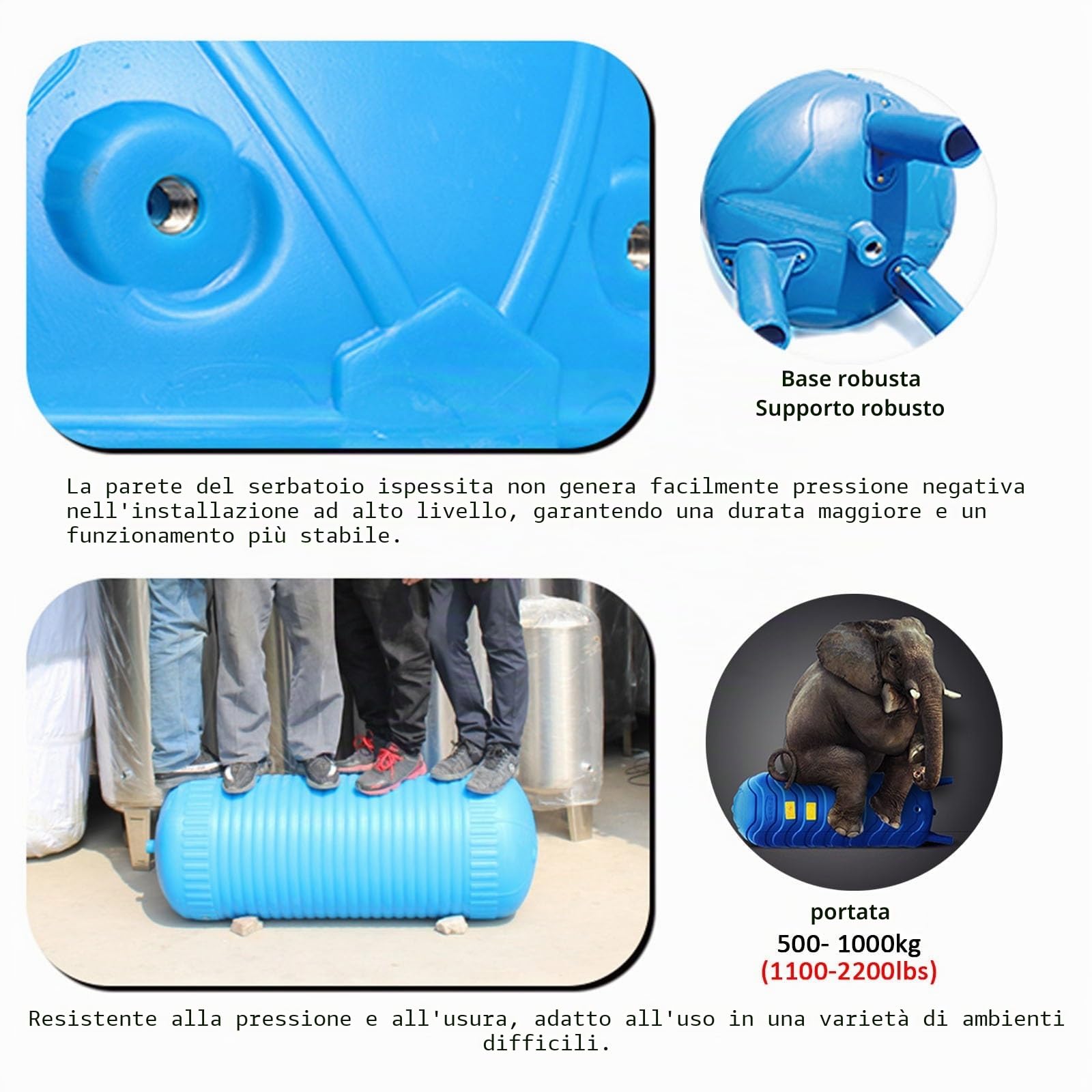Serbatoio di Pressione per l'Acqua da Giardino, Capacità da 60L a 300L, Vaso di Espansione Completamente Automatico per Pompa di Pozzo