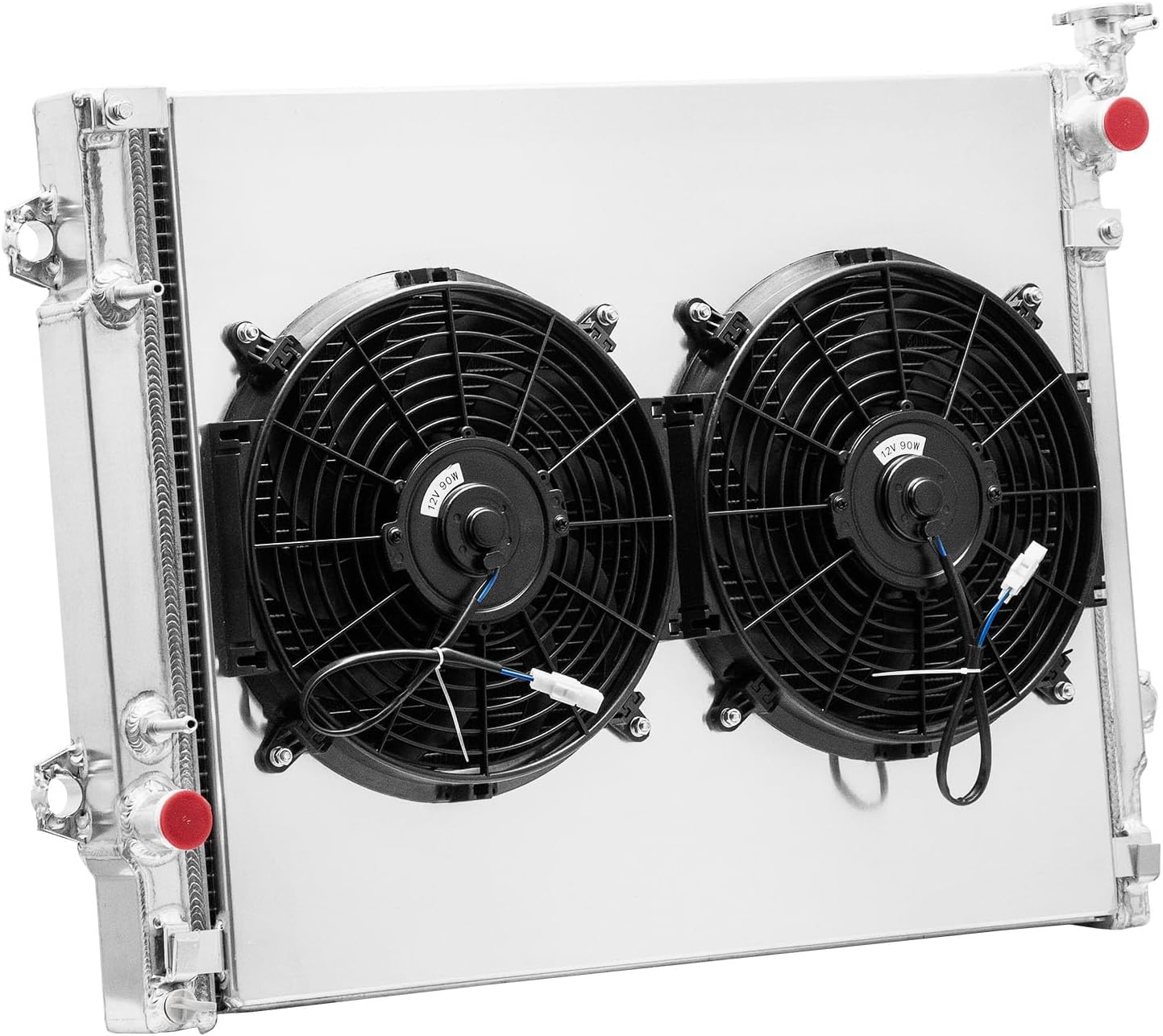 3 Row Core Aluminum Radiator For 2016-2023 2018 Toyota Tacoma 2.7L 3.5L AT CC13565 Radiador Automotive Replacement Radiators Shroud Fan