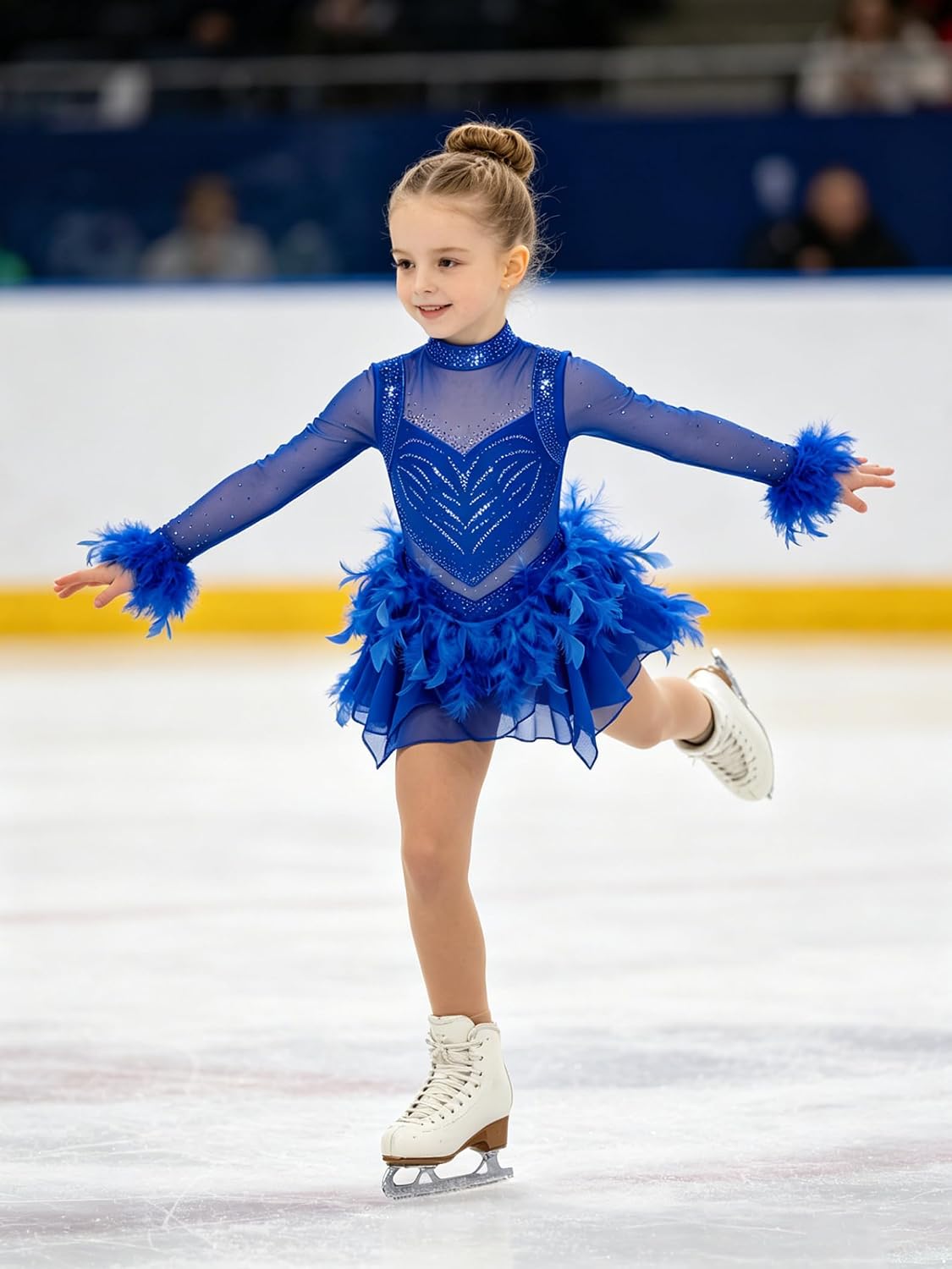 Dancewear Figure Ice Skating Dress for Kids Girls