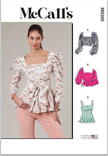 McCall's Misses TopVest Sewing Pattern, Multicolor 2