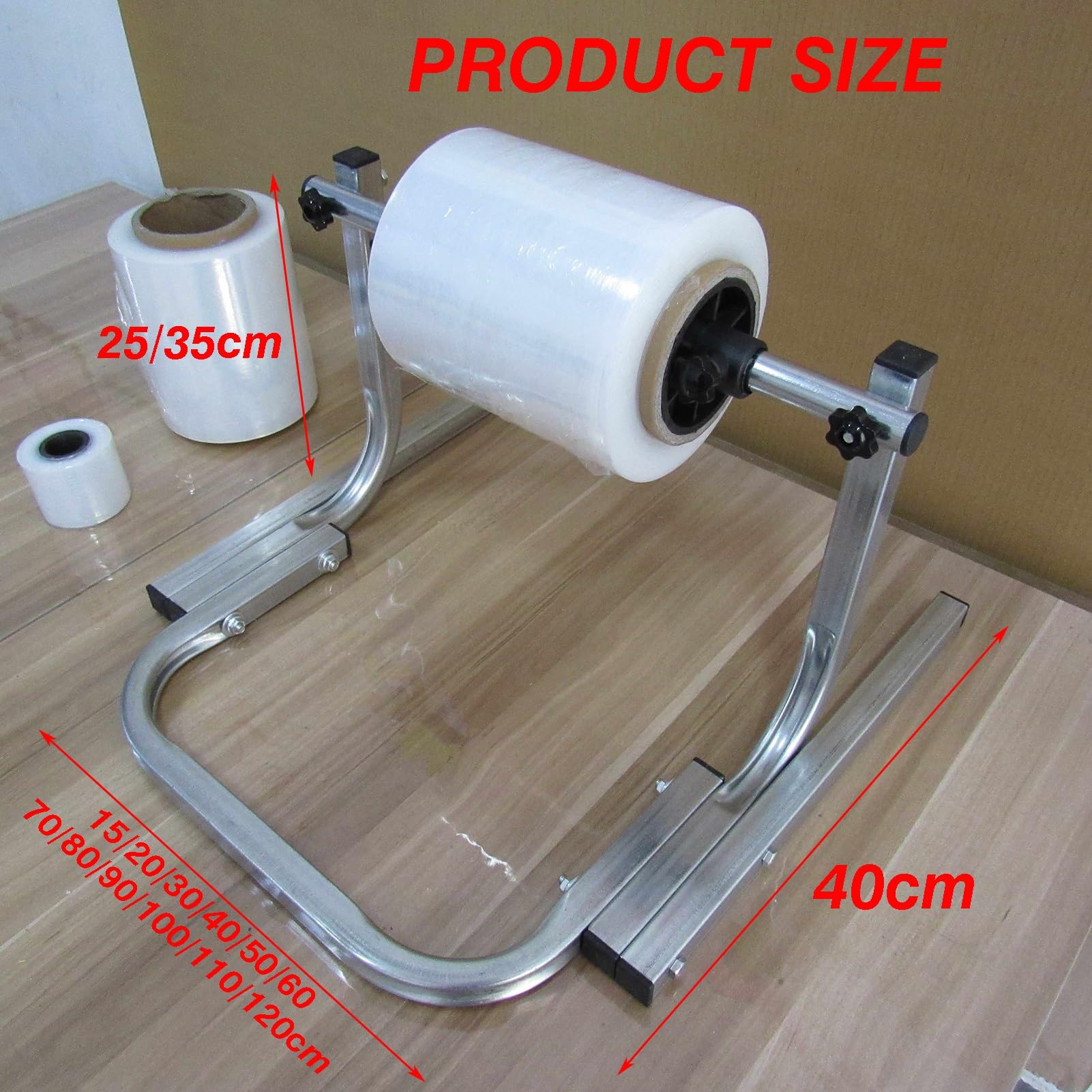 Supporto per dispenser per rotolo di pluriball, supporto per imballaggio manuale in pellicola estensibile, supporto isolante EPE per una facile sostituzione