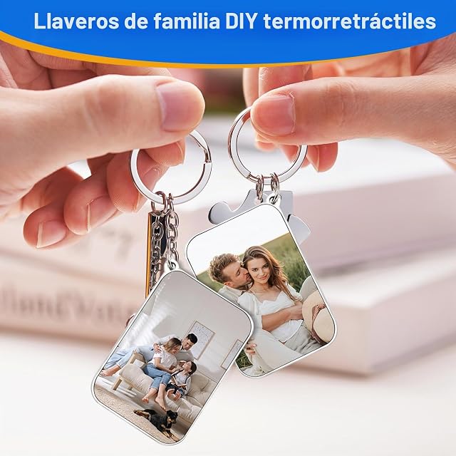 Foto 4 de 7 de lompyeu 10 Pieces Plastico Magico Shrink Plastic A4 Hojas de Plástico Termocontraíble Imprimible para Niños…