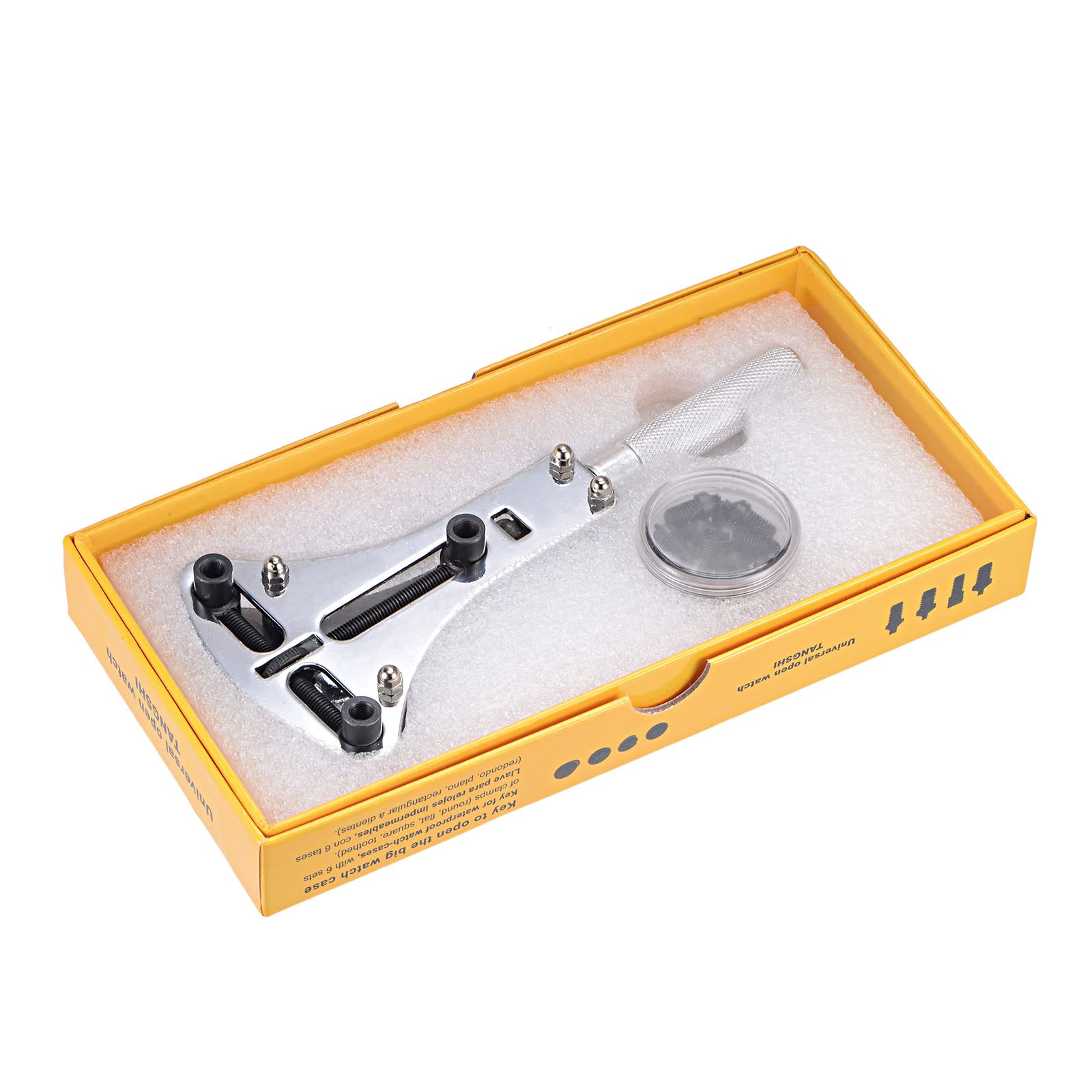 Clé à Ouvre-Boîtier De Montre Réglable - Outil De Réparation Pour Retirer Le Fond De Montre (14-35 Mm)