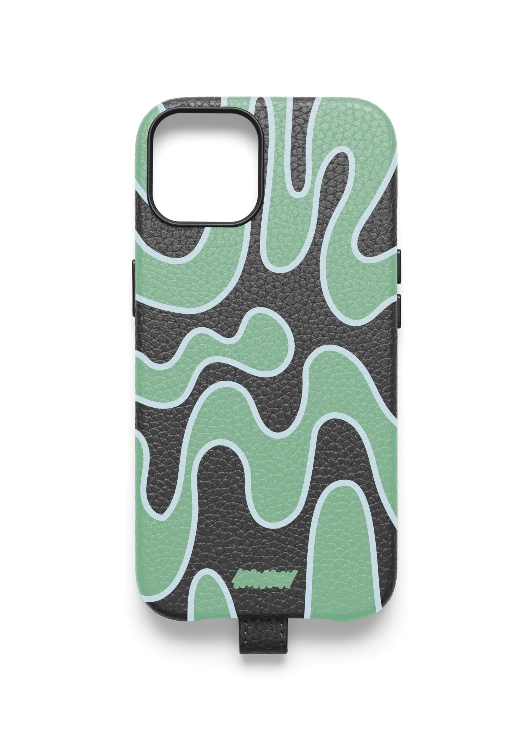 Coque iPhone 13 Graphic Tour noir housse protection microfibre cuir - 6