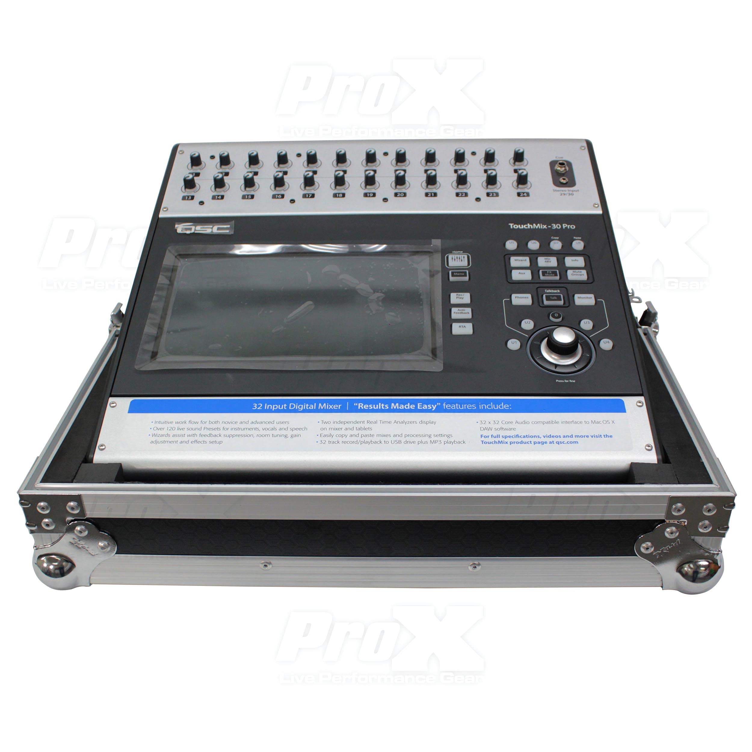 ProX XS-QSCTMIX30 ATA Digital Audio Mixer Flight Case for QSC TOUCHMIX 30 Console
