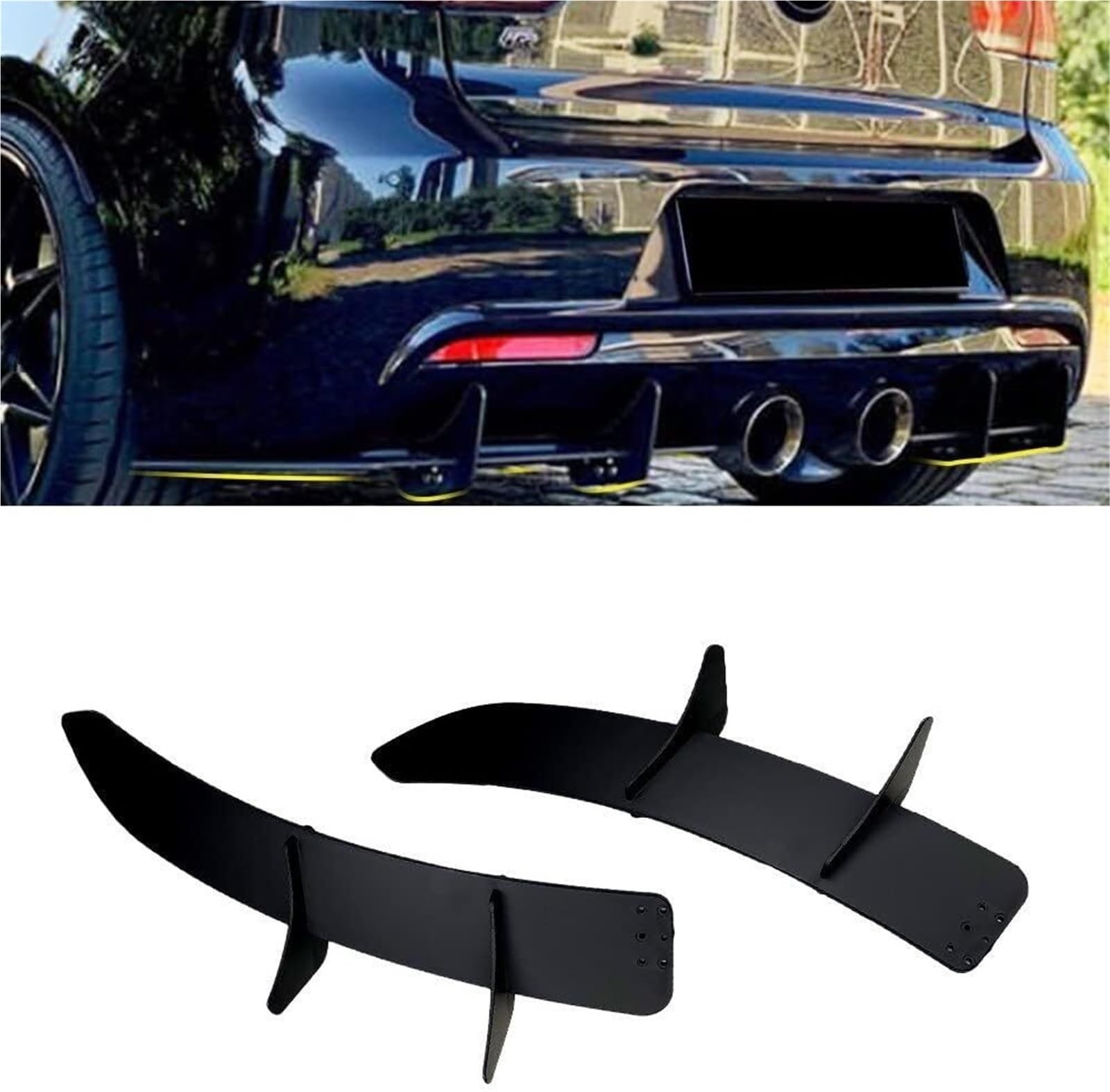 Ala spoiler posteriore Spoiler paraurti posteriore per VW per Golf 6 MK6 6R, diffusore