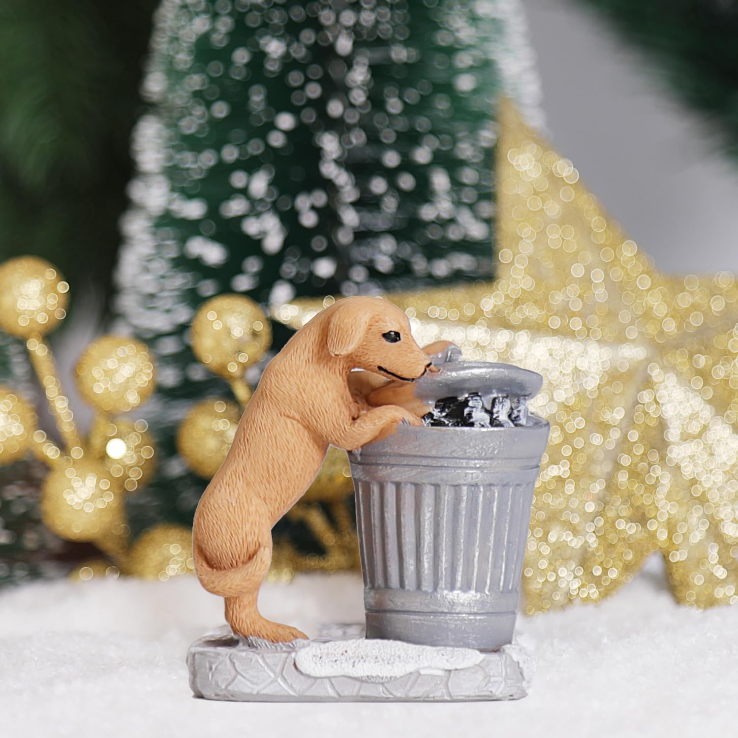Boîte Aux Lettres De Noël En Résine - Décoration Village De Noël - Pour écrire Au Père Noël - Statuette Animale - 9