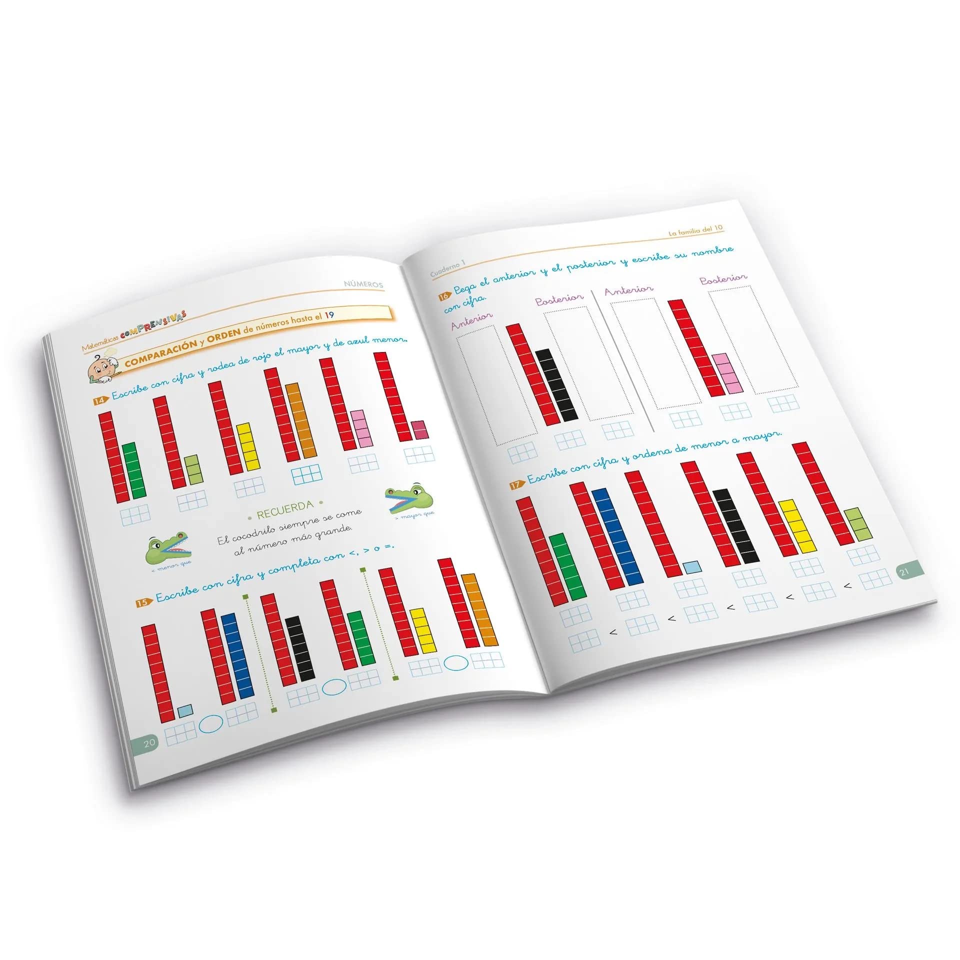 MATEMATICAS 1 PRIMARIA | Matemáticas Comprensivas 1 | Editorial Geu 1 Primaria | Cuaderno De Verano 1 Primaria | Cuaderno De Refuerzo De Matemáticas - Números 1 - Números Hasta El 29 GEU Editorial