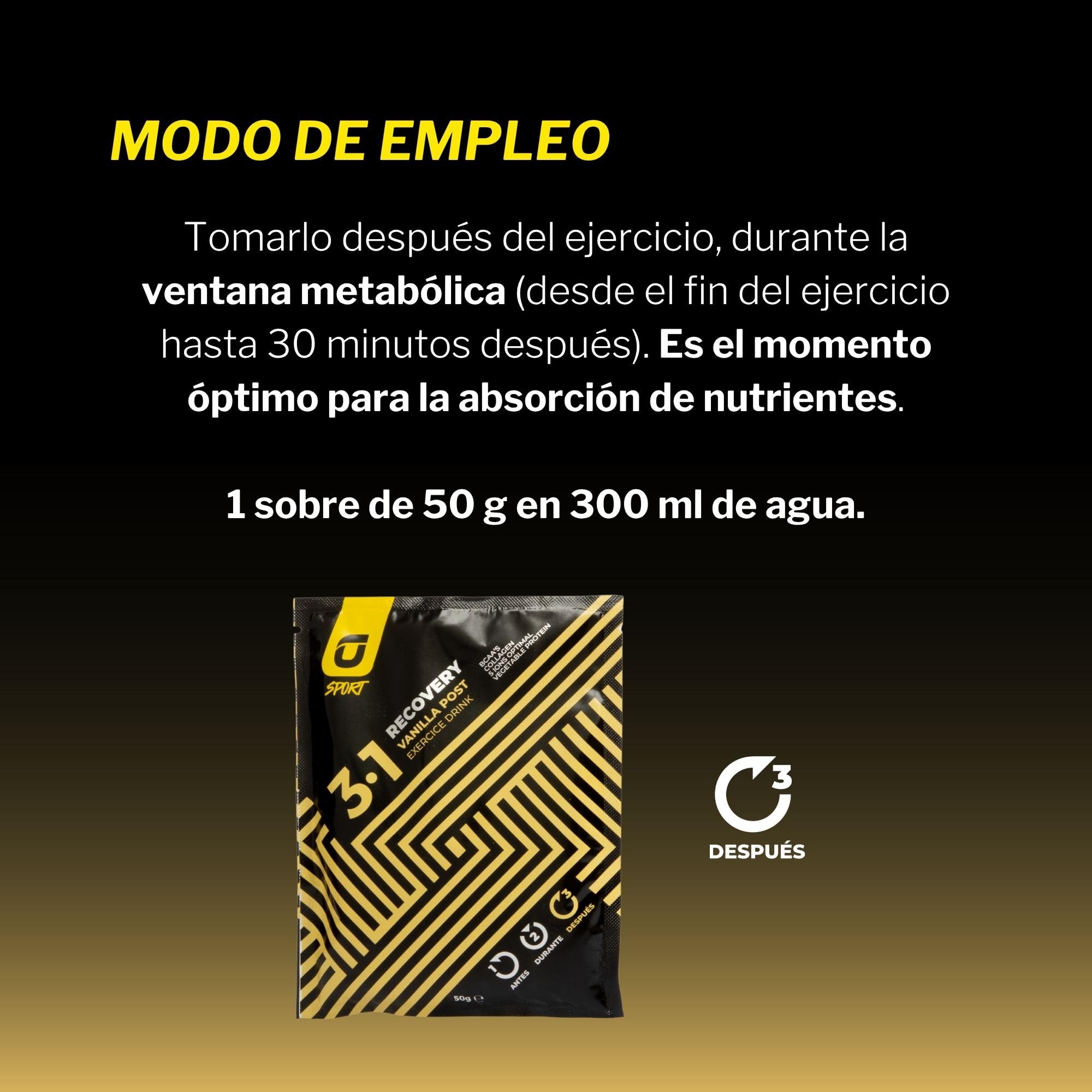 PACK 2 Bebida Recuperadora Muscular en Polvo con Proteínas + BCAA + Colágeno y Glucosa para Deportistas Resistencia y Calambres Musculares - Sabor Vainilla Sin Gluten Lactosa - Pack 12 | RECUPERATION