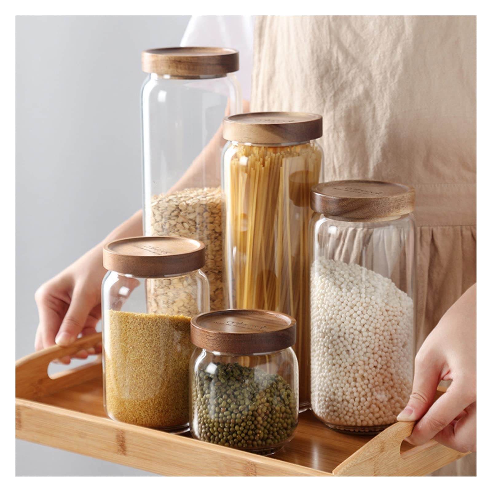 ガラスビン 蓋付 ガラスキャニスター 蓋付き ガラス瓶 保存瓶 キャニスター 密閉