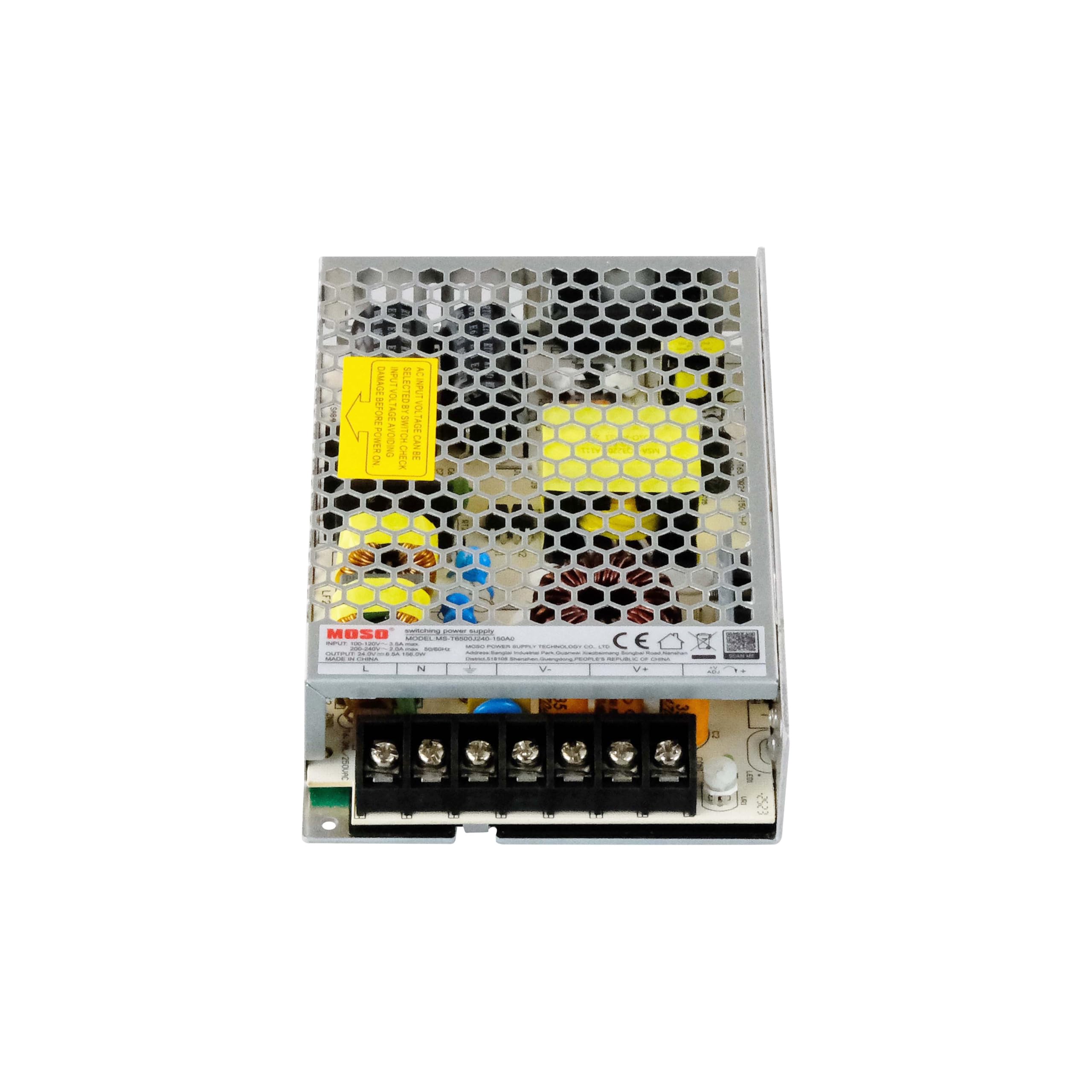 POPP MOSO Power Fuente de Alimentación 150W 24V DC – Transformador LED 100-240V IP20 Aluminio Uso Interior (150W | 24V)
