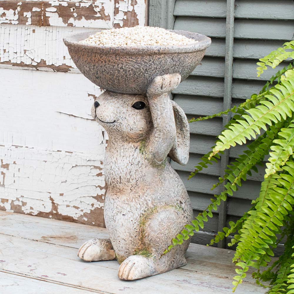 Breck's Uplifting Bunny Statue