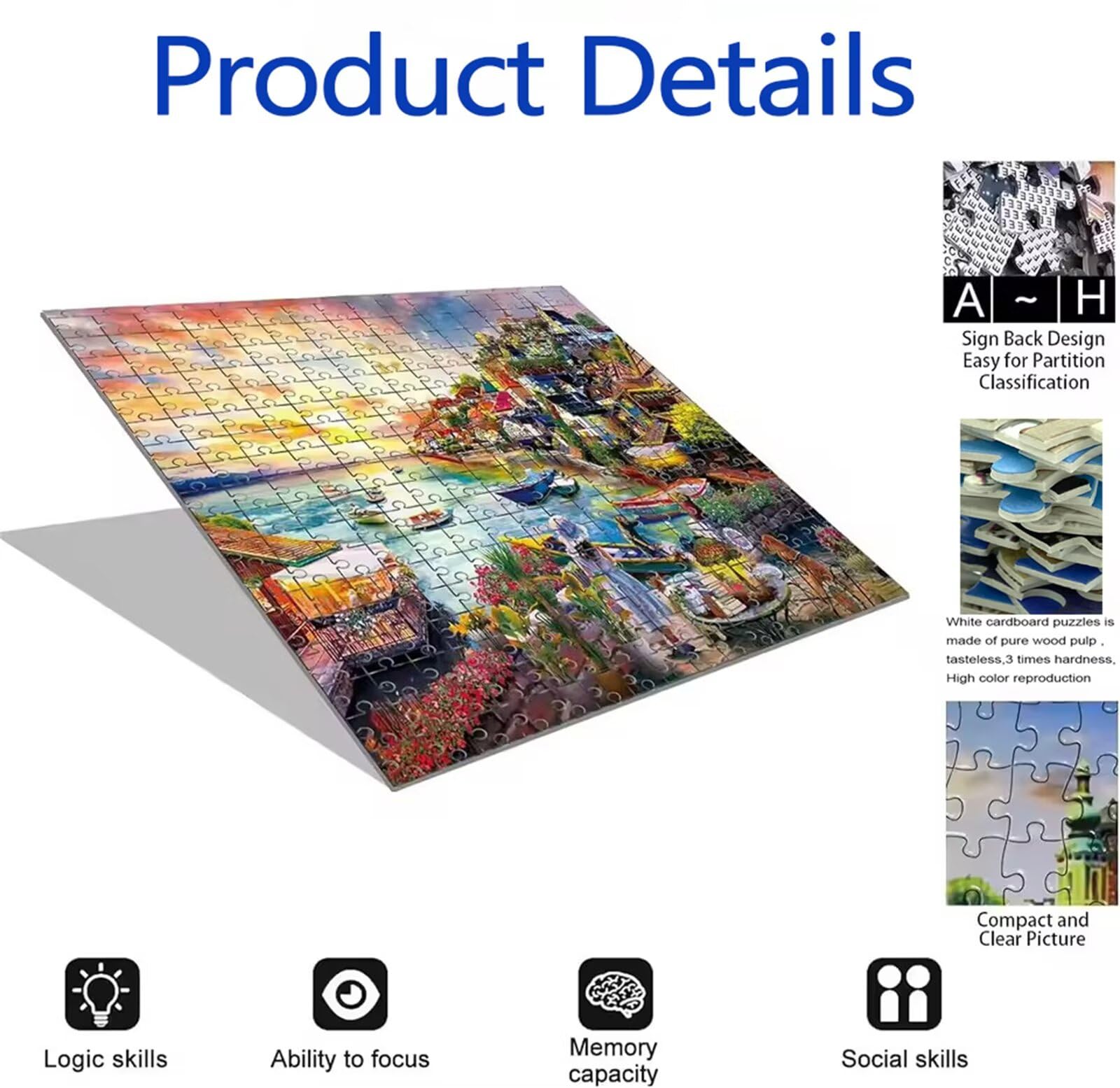 Puzzle 1500 Piezas, Fútbol Puzzles para Adultos Niños,Rompecabezas de Adultos, Juguetes de Regalo Entretenimento Puzzle, Juego de Rompecabezas
