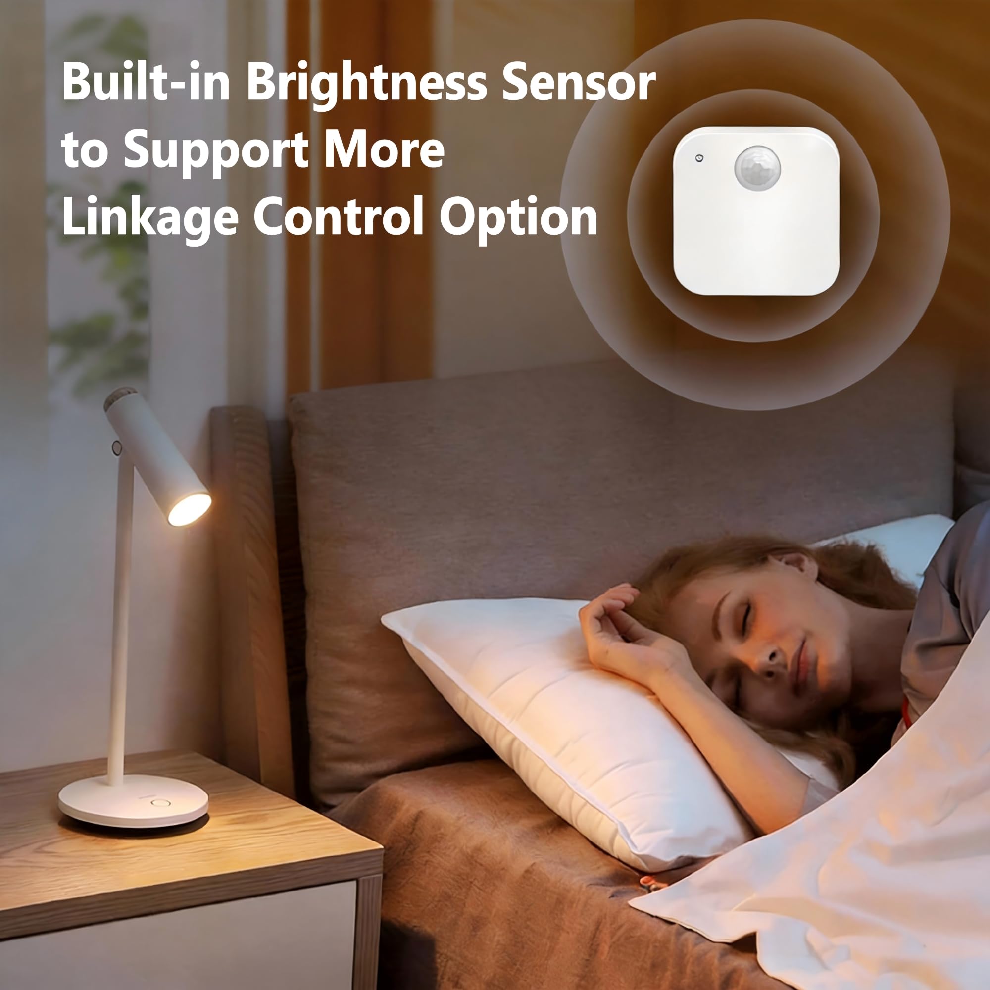 Zigbee Wireless Human Presence Sensor, Smart mmWave Radar & PIR Motion Sensor, 6M Long Distance, 120° Large Angle for Indoor Home Security, Work with Tuya/Smartlife App, Zigbee Hub Required